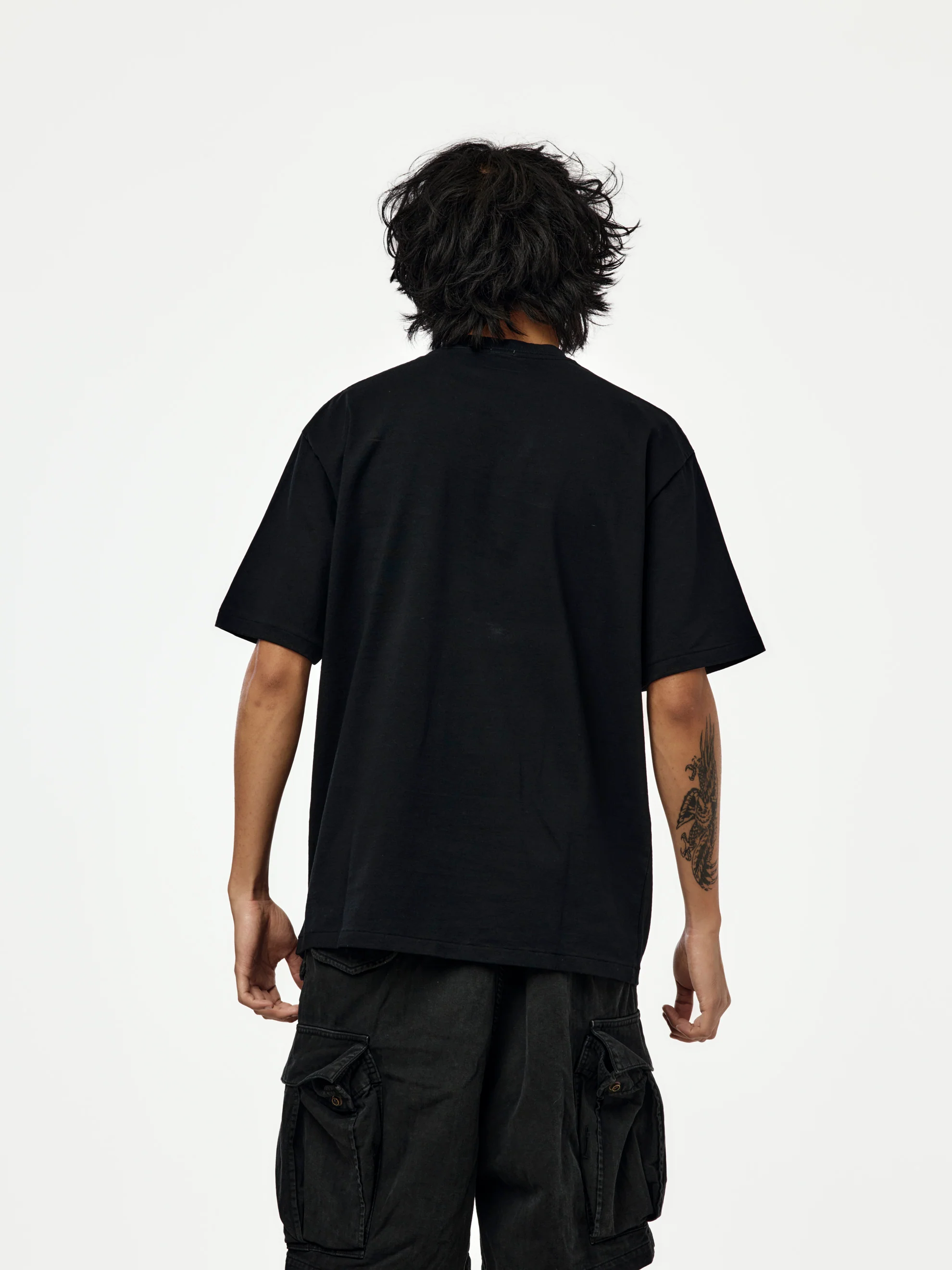Light Weight T-Shirt (BLACK) (SIS) - Image 3