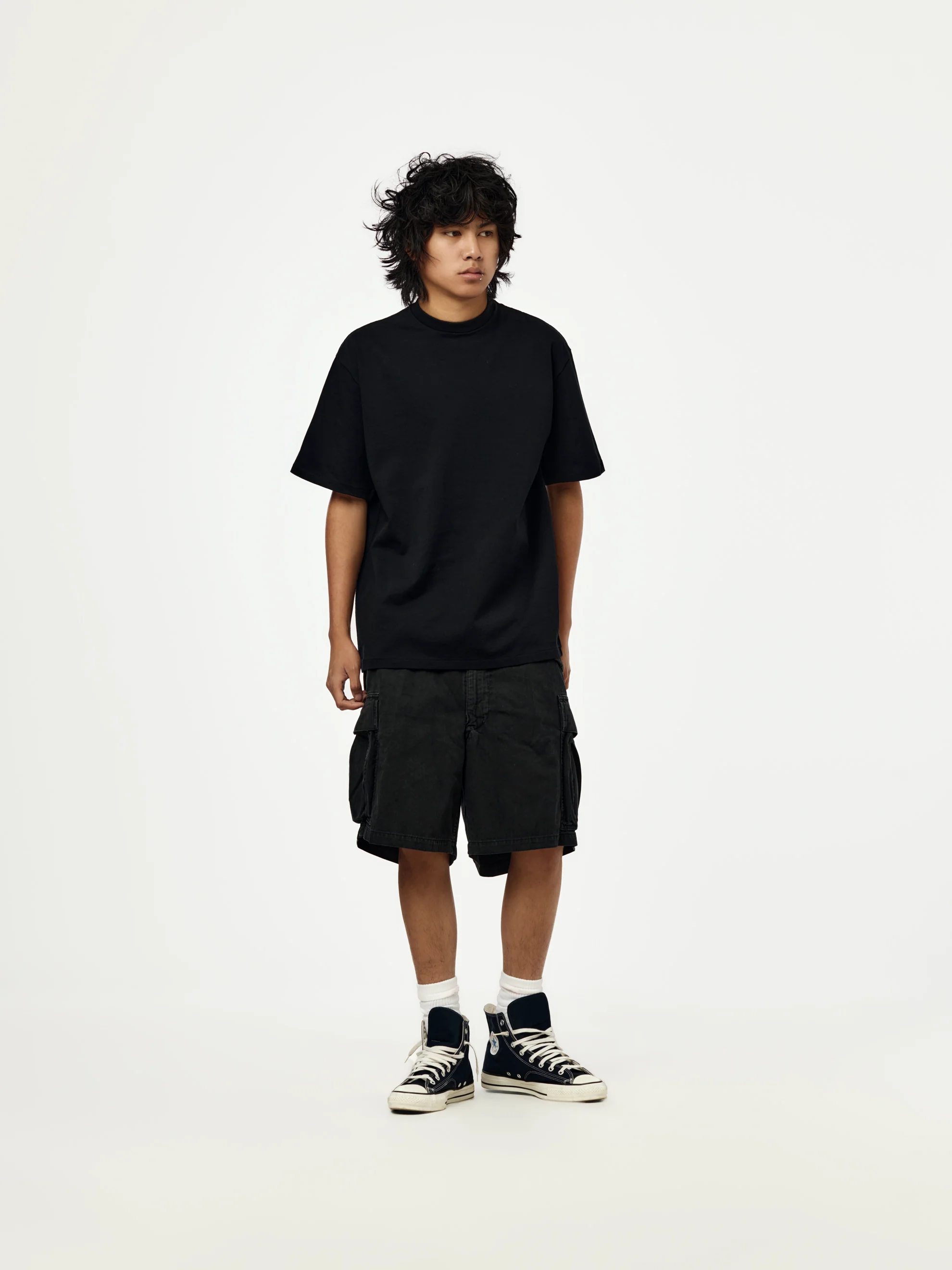 Light Weight T-Shirt (BLACK) (SIS) - Image 5