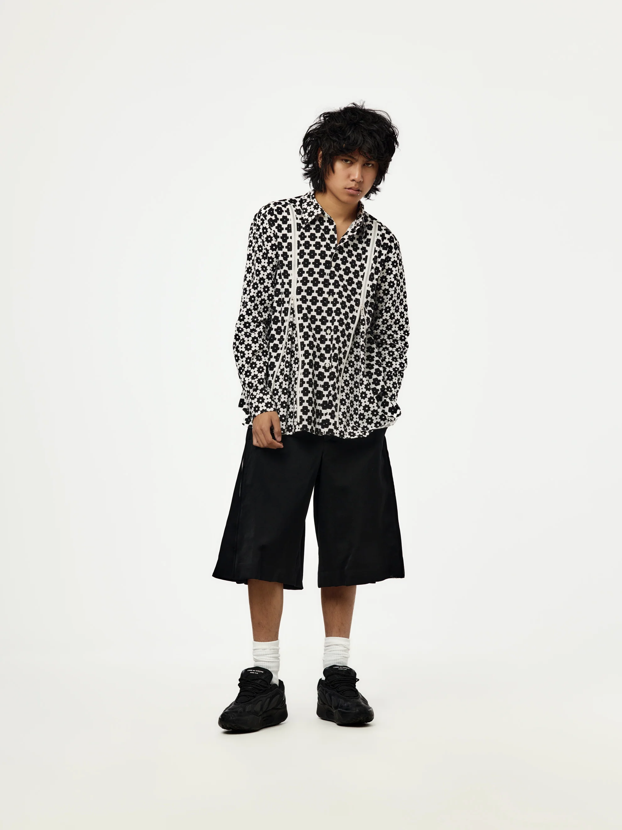 MEN'S SHIRT SS26 (WHITE/BLACK) - Image 4
