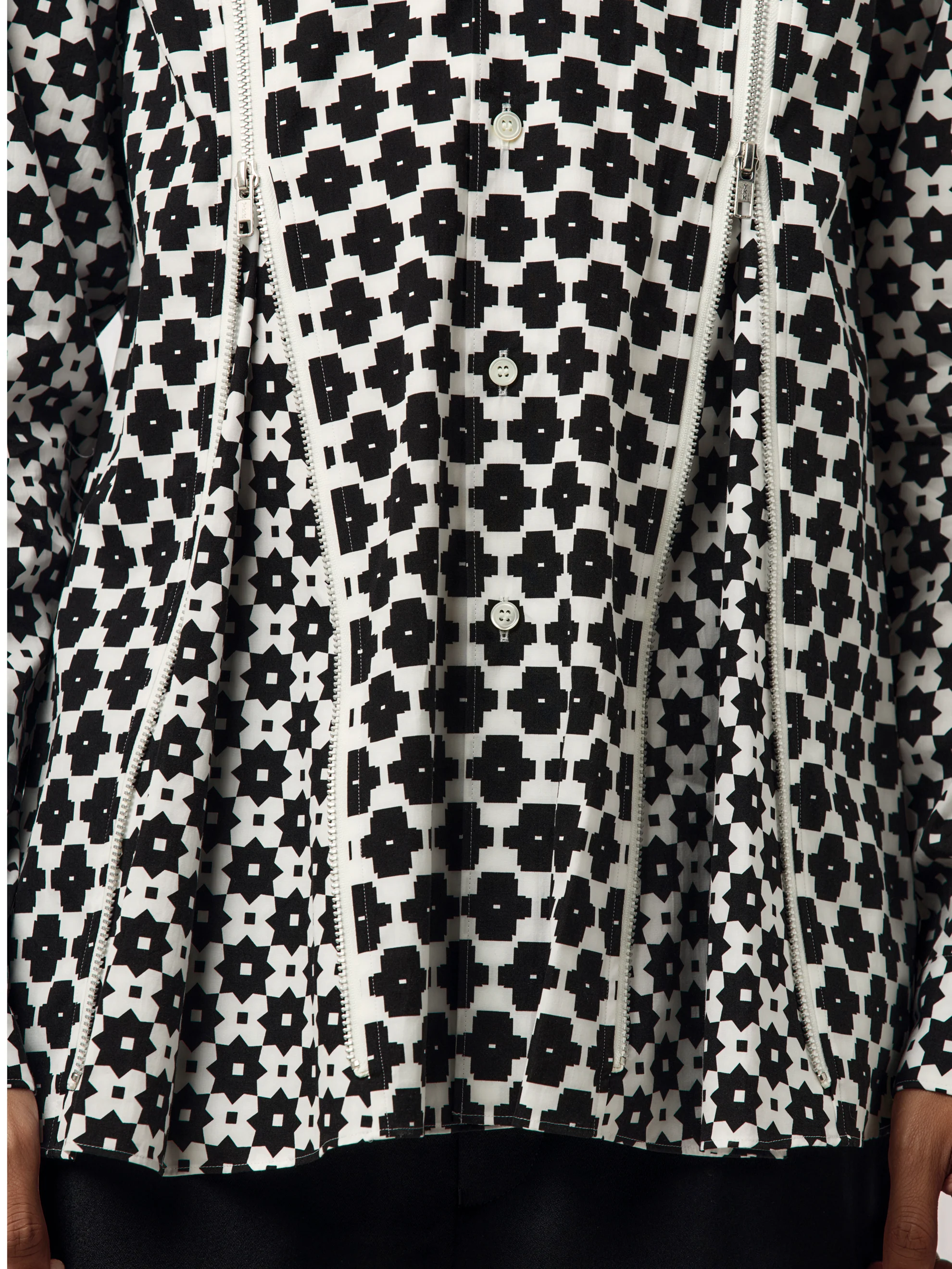 MEN'S SHIRT SS26 (WHITE/BLACK) - Image 6