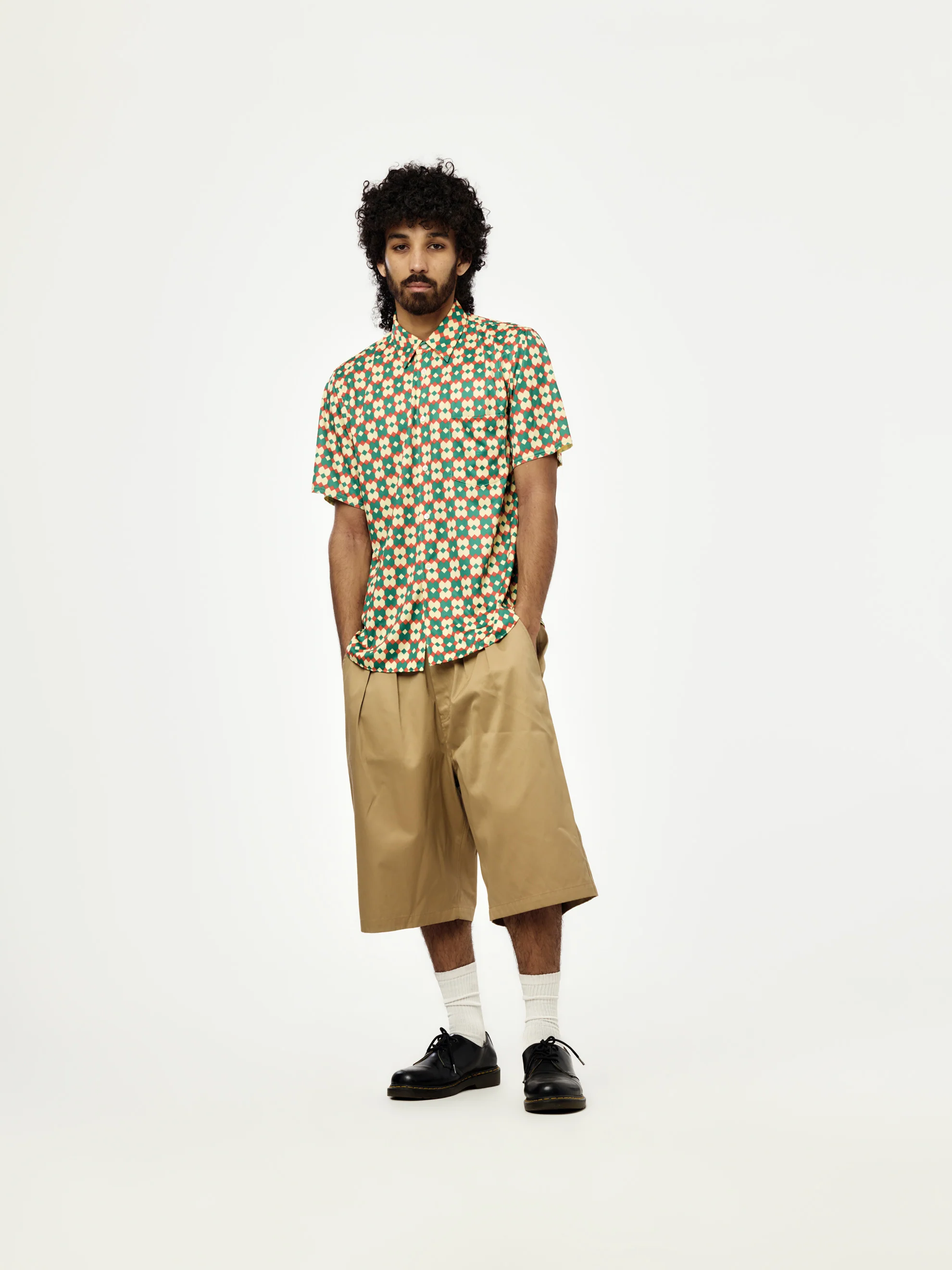MENS SHIRT SS26 (YELLOW/GREEN/RED) - Image 4