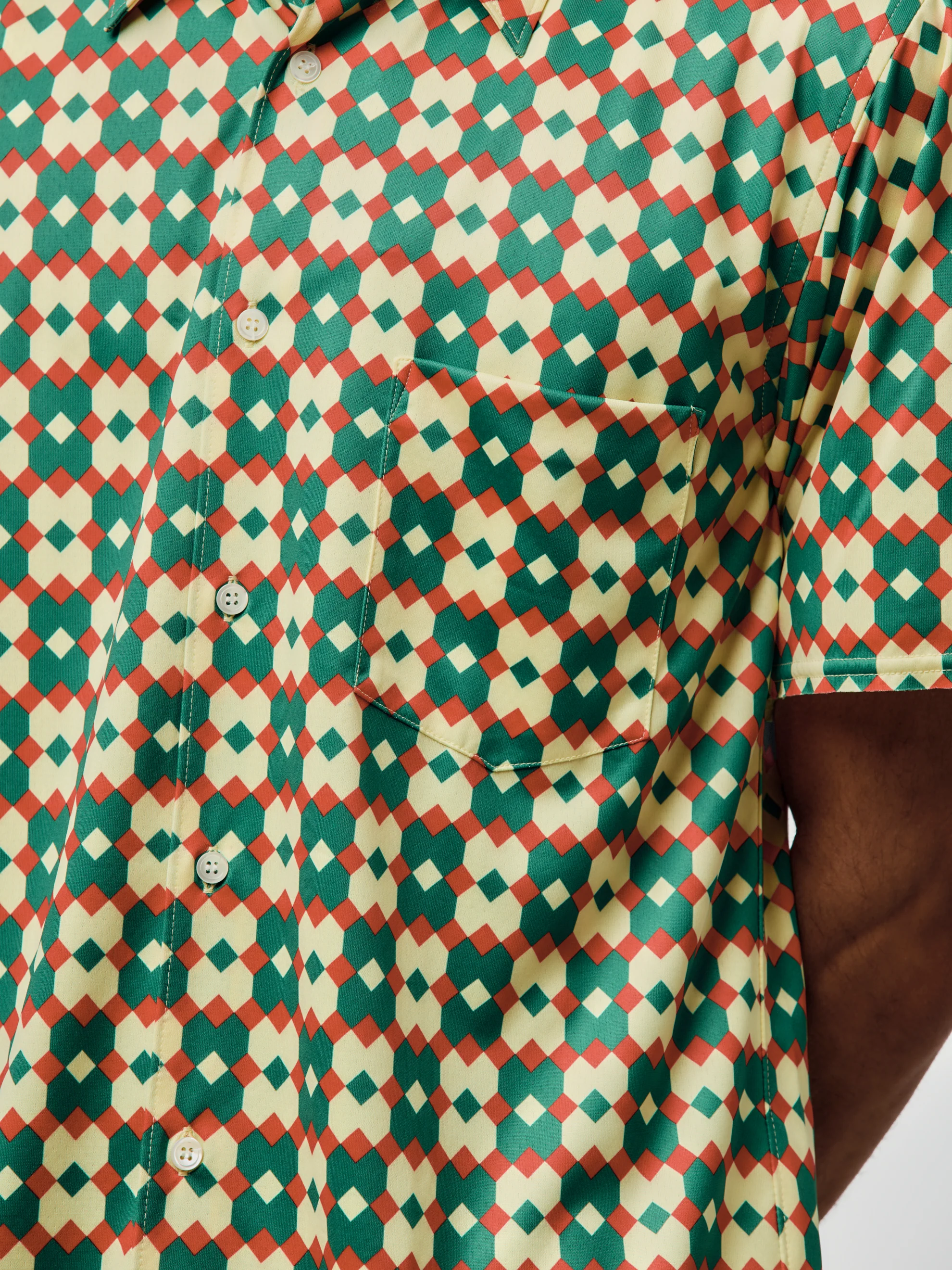 MENS SHIRT SS26 (YELLOW/GREEN/RED) - Image 6