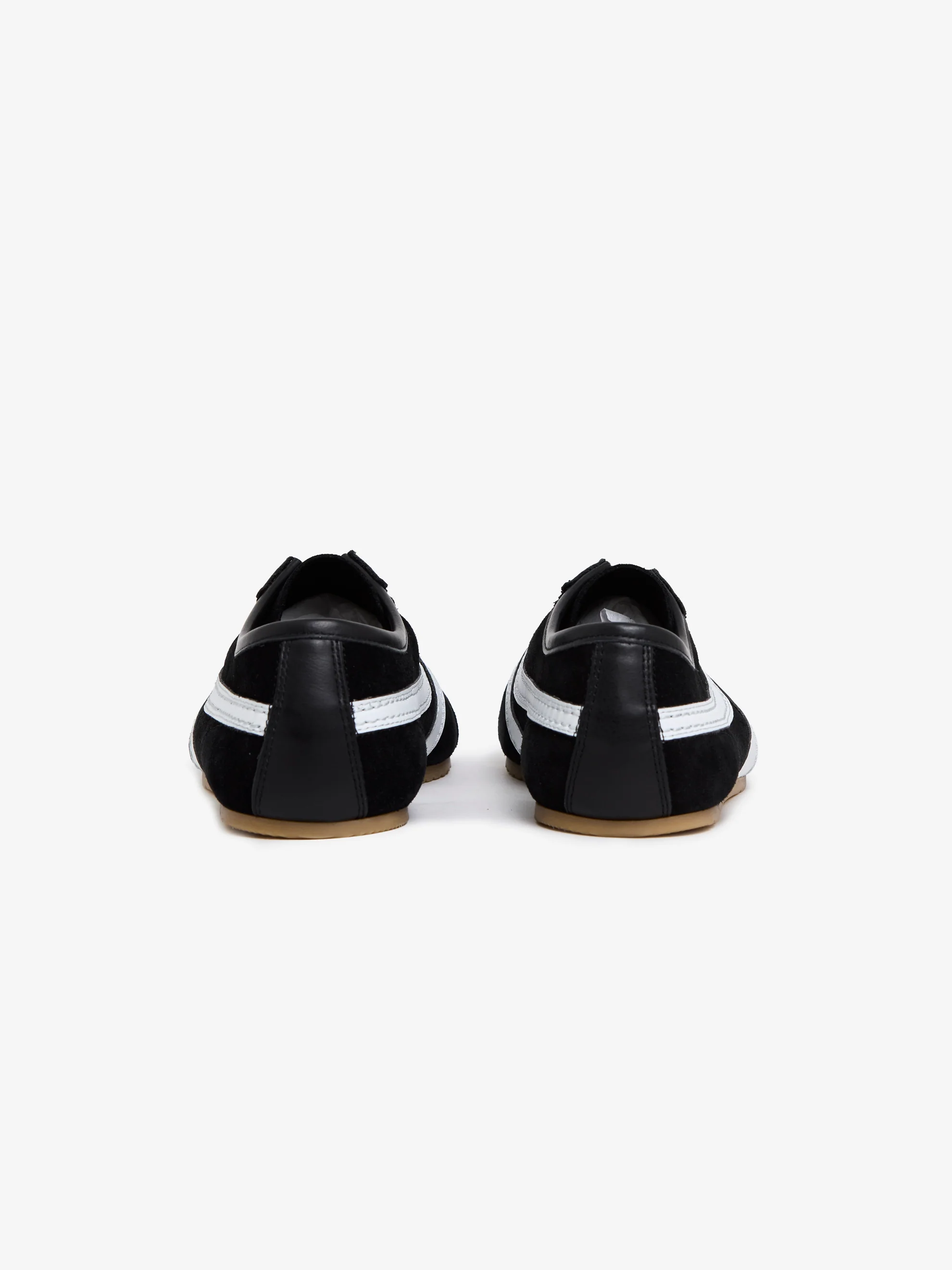 Suede Sneakers (Black/White) - Image 4