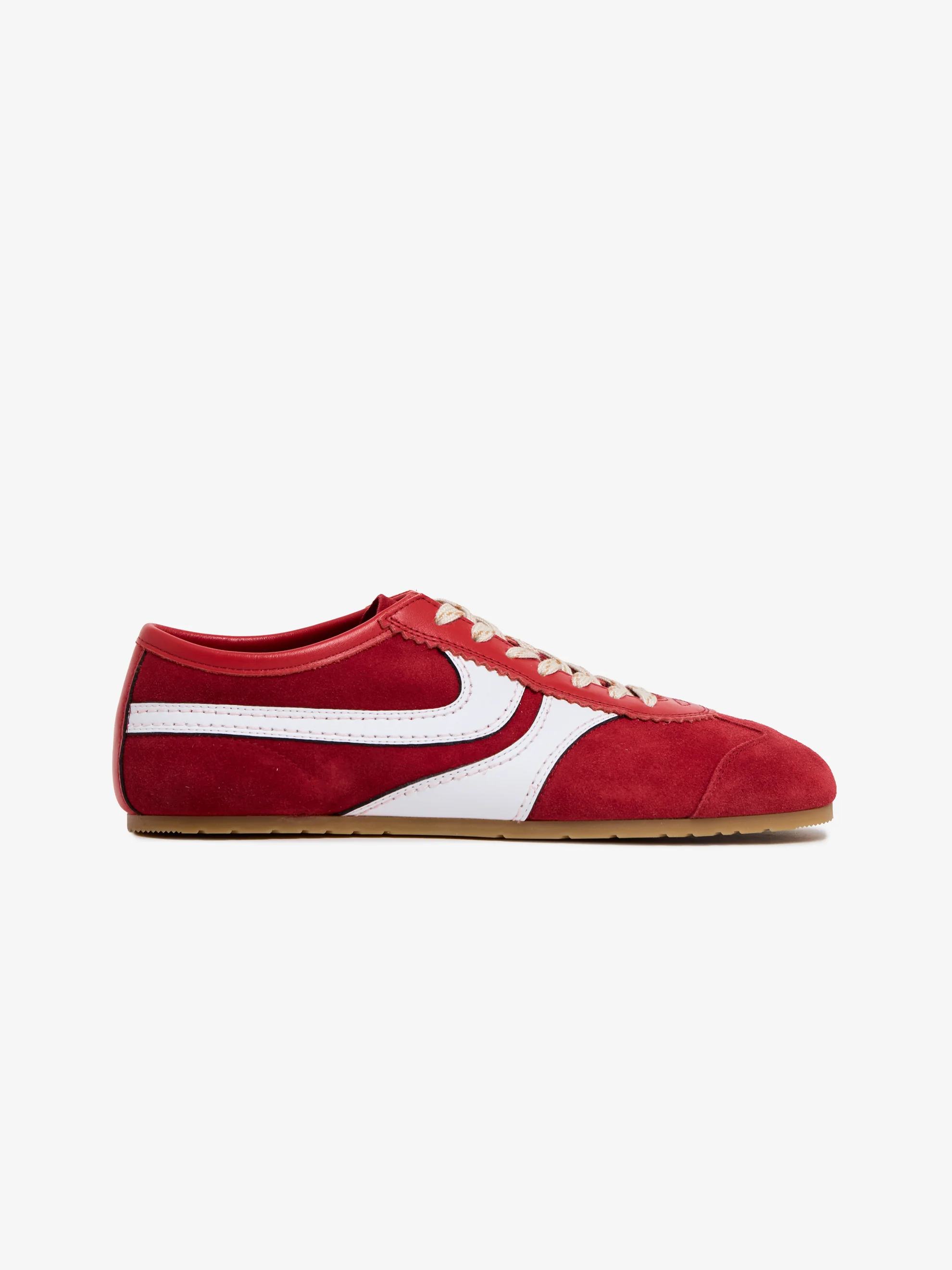 Suede Sneakers (Red)