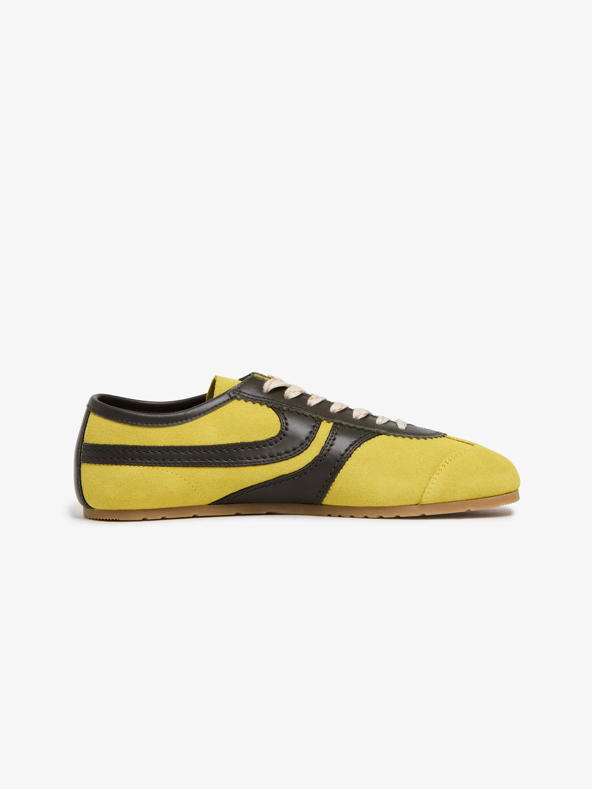 Suede Sneakers (Yellow) - Image 3