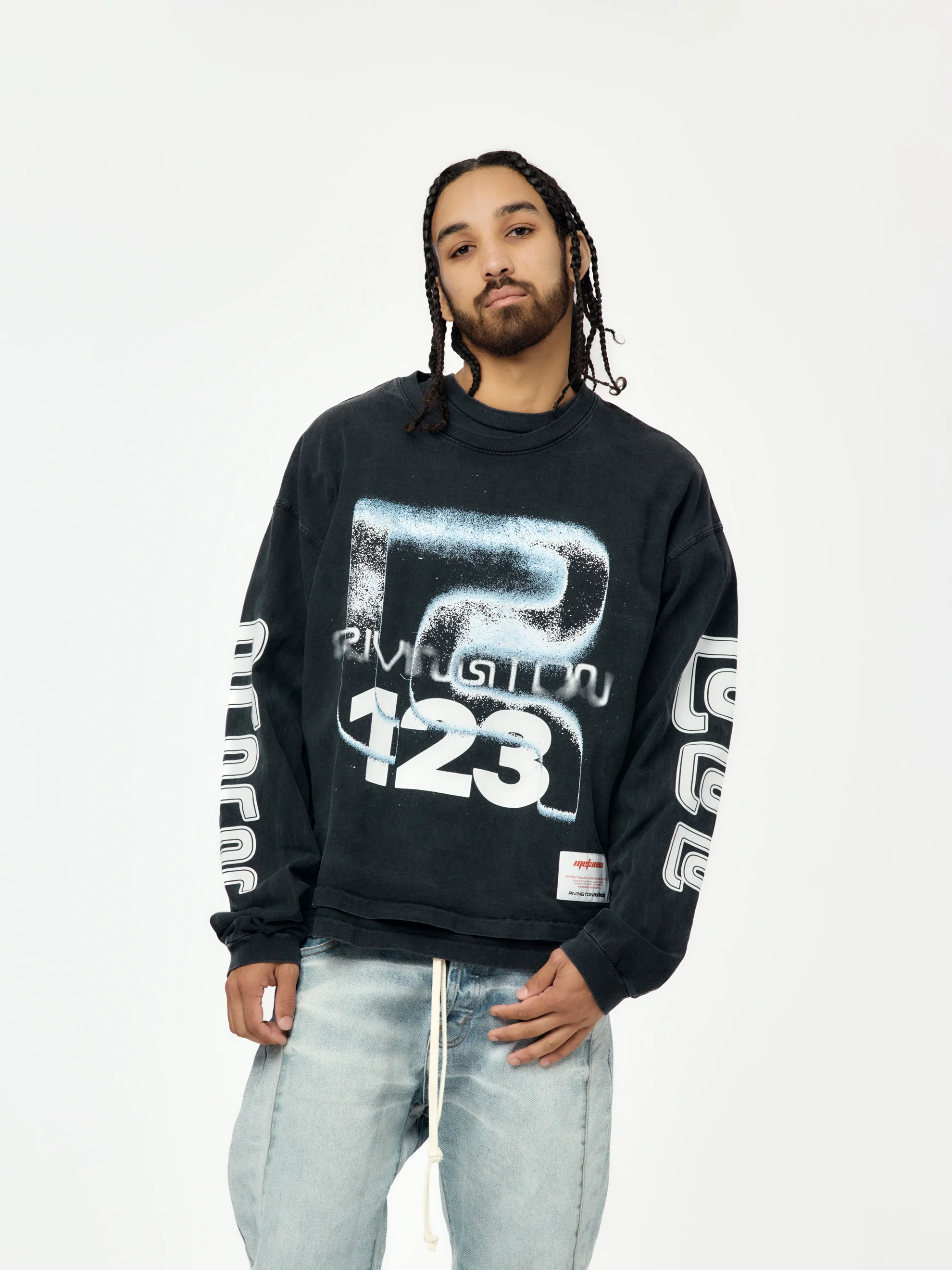Meta Alma CVA LS Tee (Vintage Black/Blue)