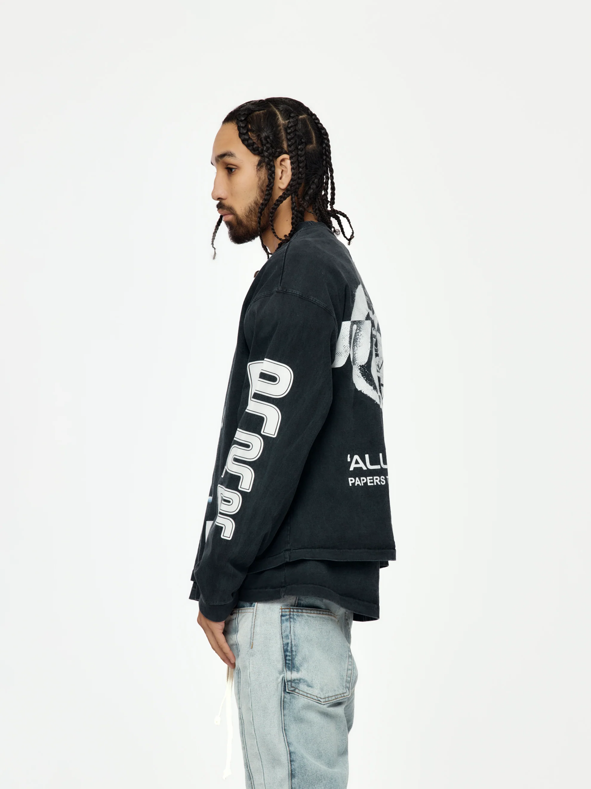 Meta Alma CVA LS Tee (Vintage Black/Blue) - Image 2