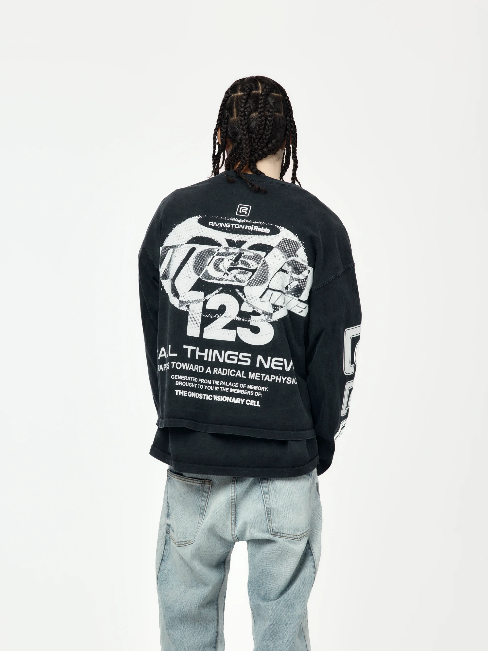 Meta Alma CVA LS Tee (Vintage Black/Blue) - Image 3