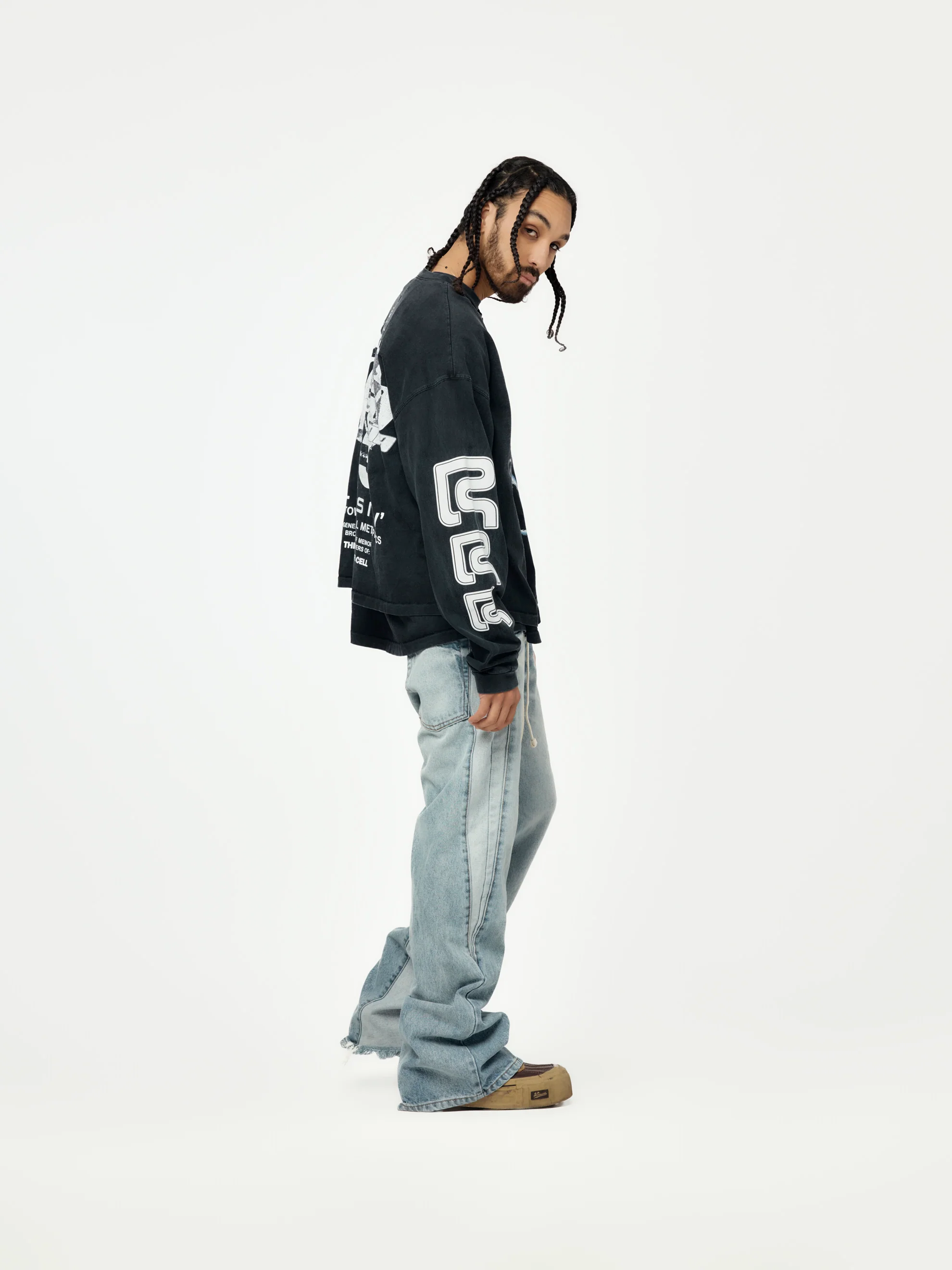 Meta Alma CVA LS Tee (Vintage Black/Blue) - Image 4