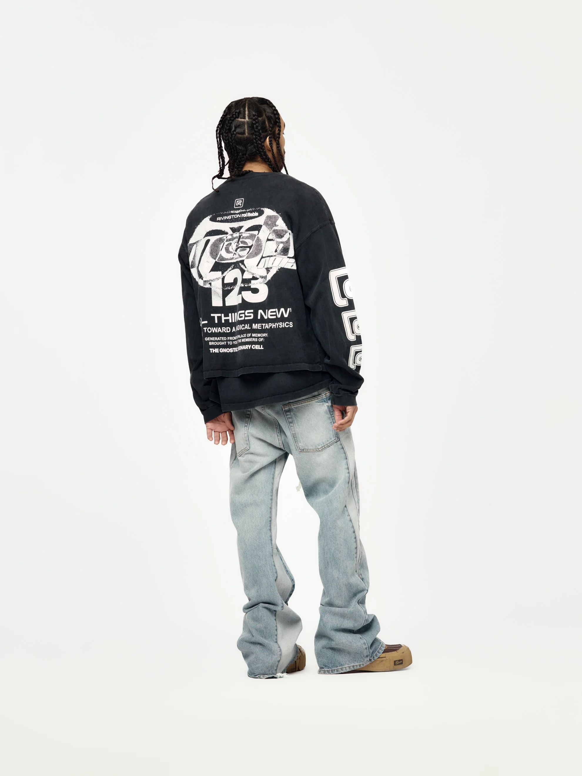 Meta Alma CVA LS Tee (Vintage Black/Blue) - Image 5
