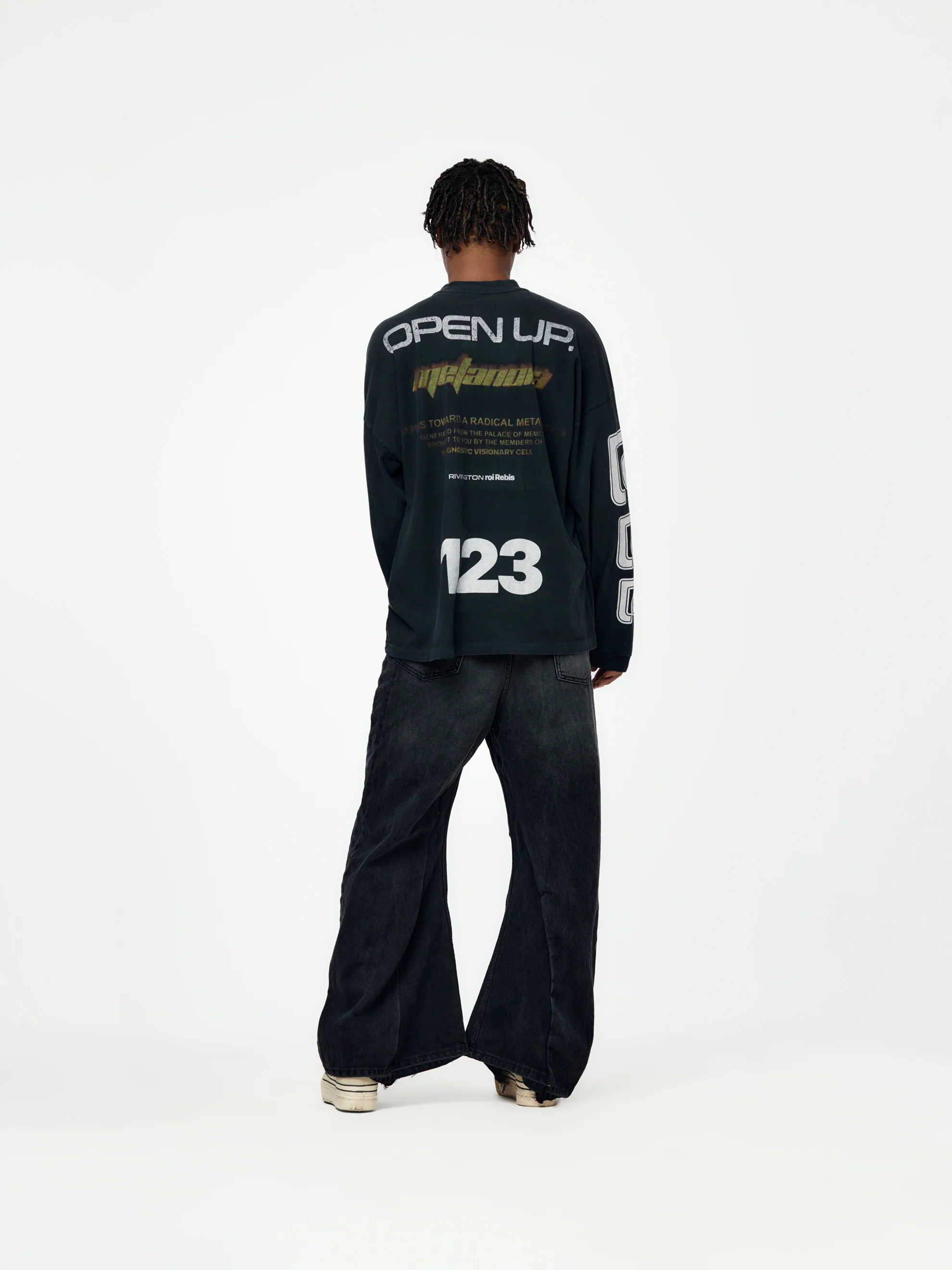 Metamoth Vintage LS Tee (Jet Black) - Image 5