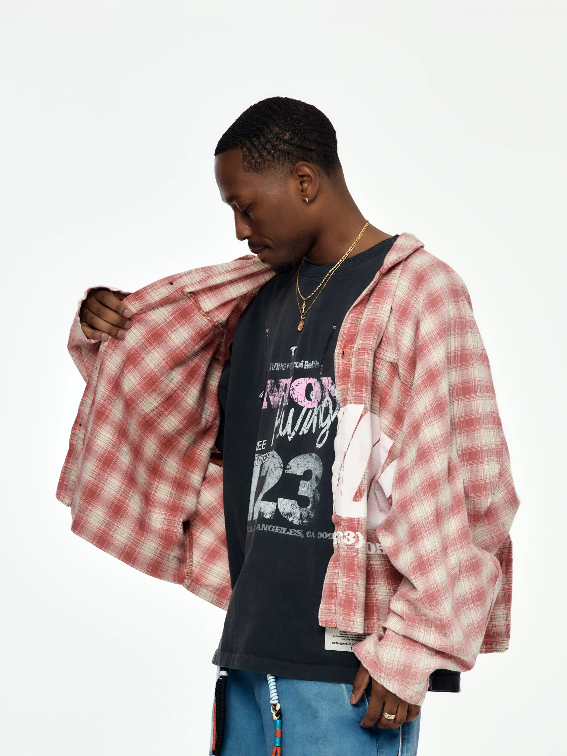 Nazarene Shirt (Red Plaid) - Image 2