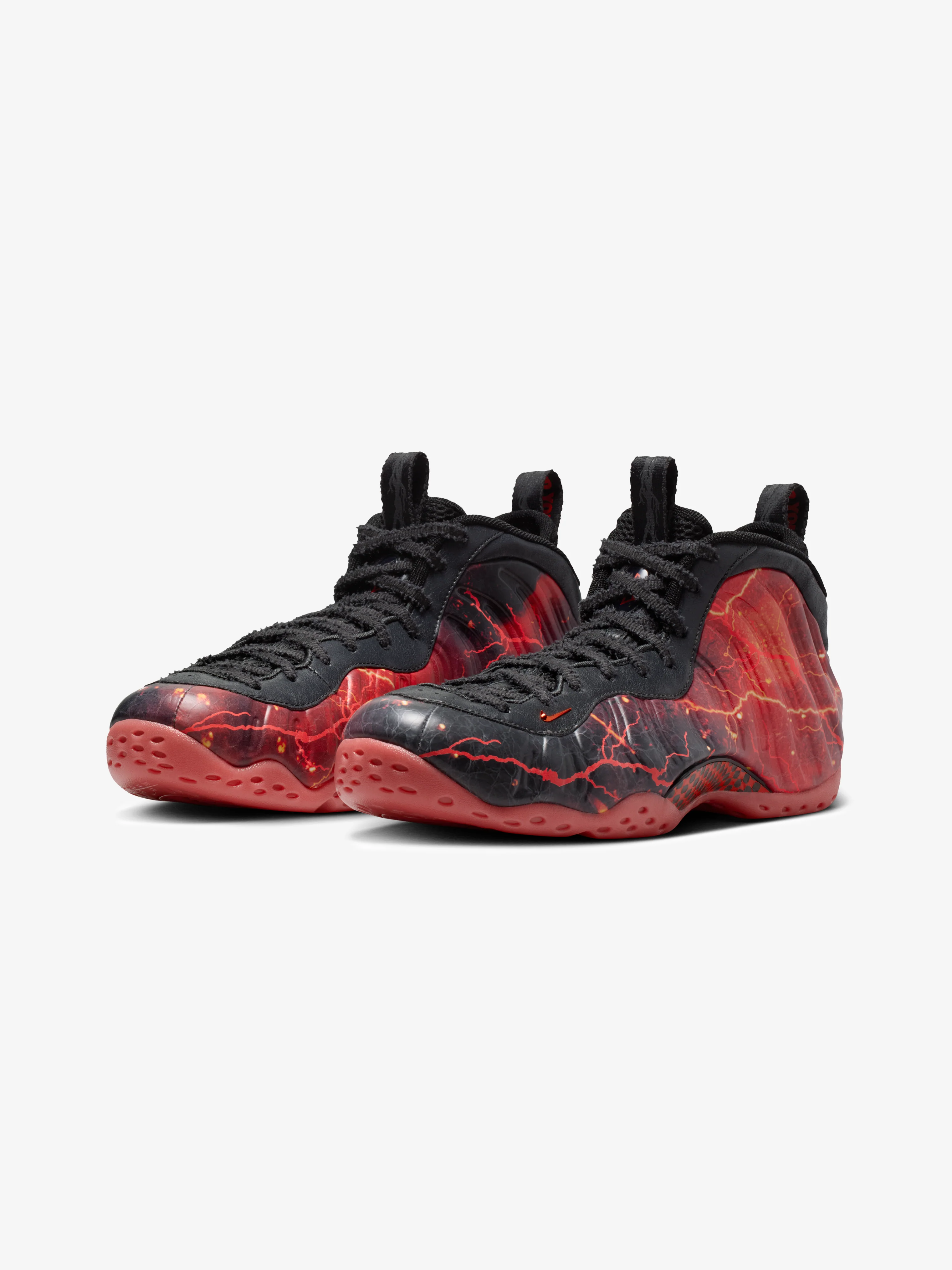 Nike Air Foamposite One x Stranger Things (BLACK/BRIGHT CRIMSON-OFF NOIR) - Image 2