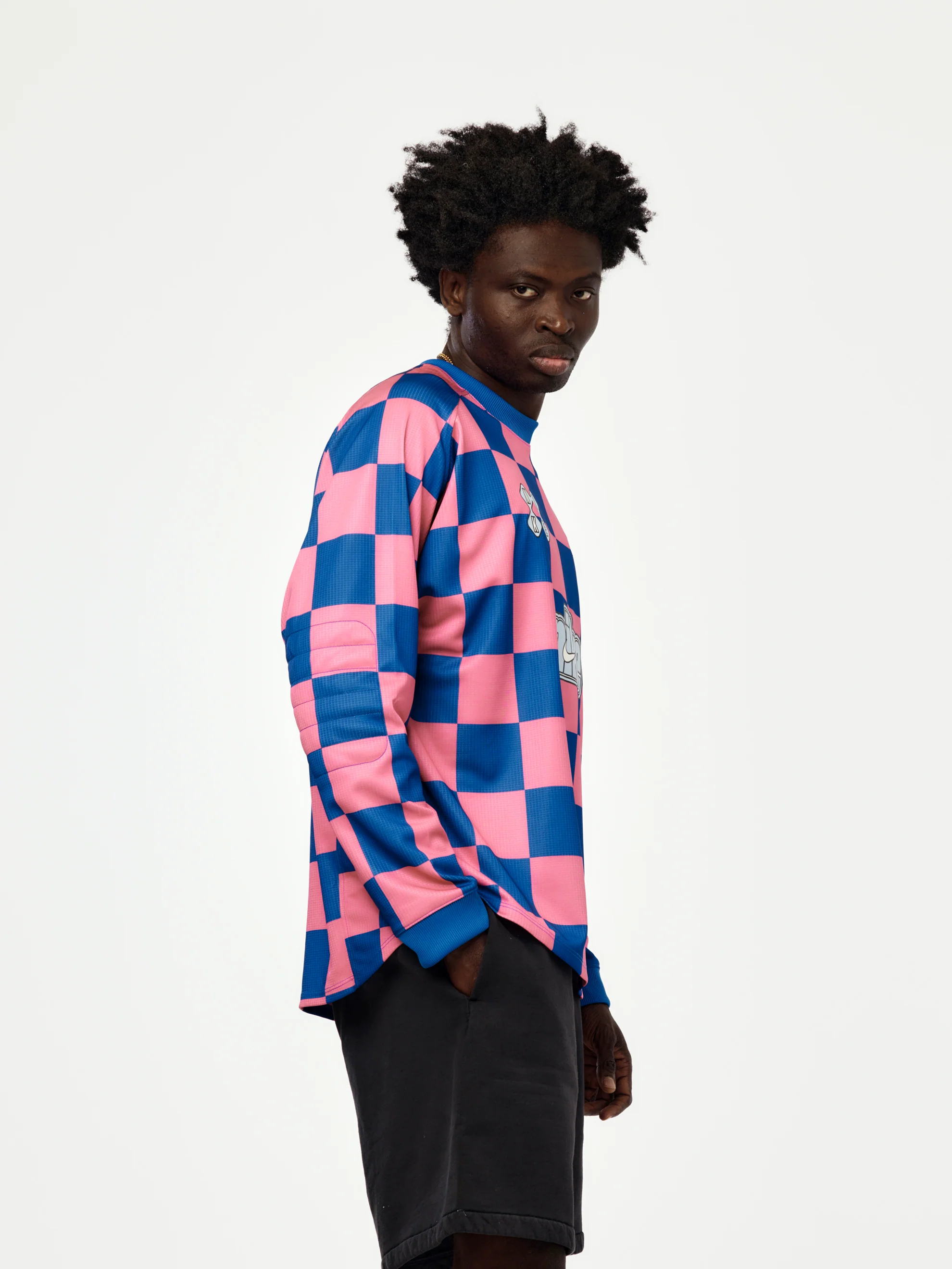 Nike Sportswear Club Men's Goalie Top (GAME ROYAL/PINKSICLE/HYDROGEN BLUE) - Image 3