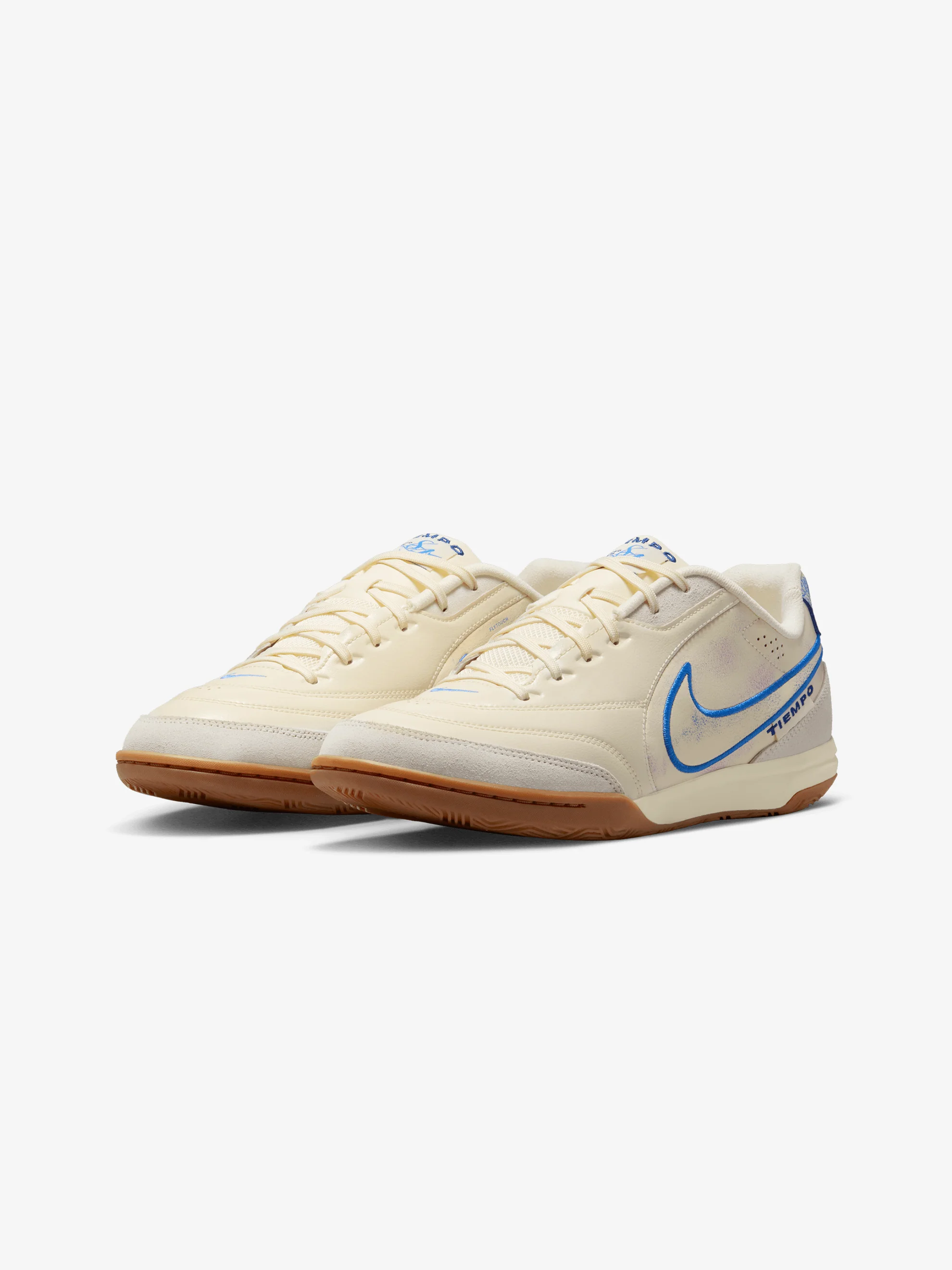 Nike Tiempo Streetgato PRM (Coconut Milk / Blue Crystal / Gum Medium Brown) - Image 2