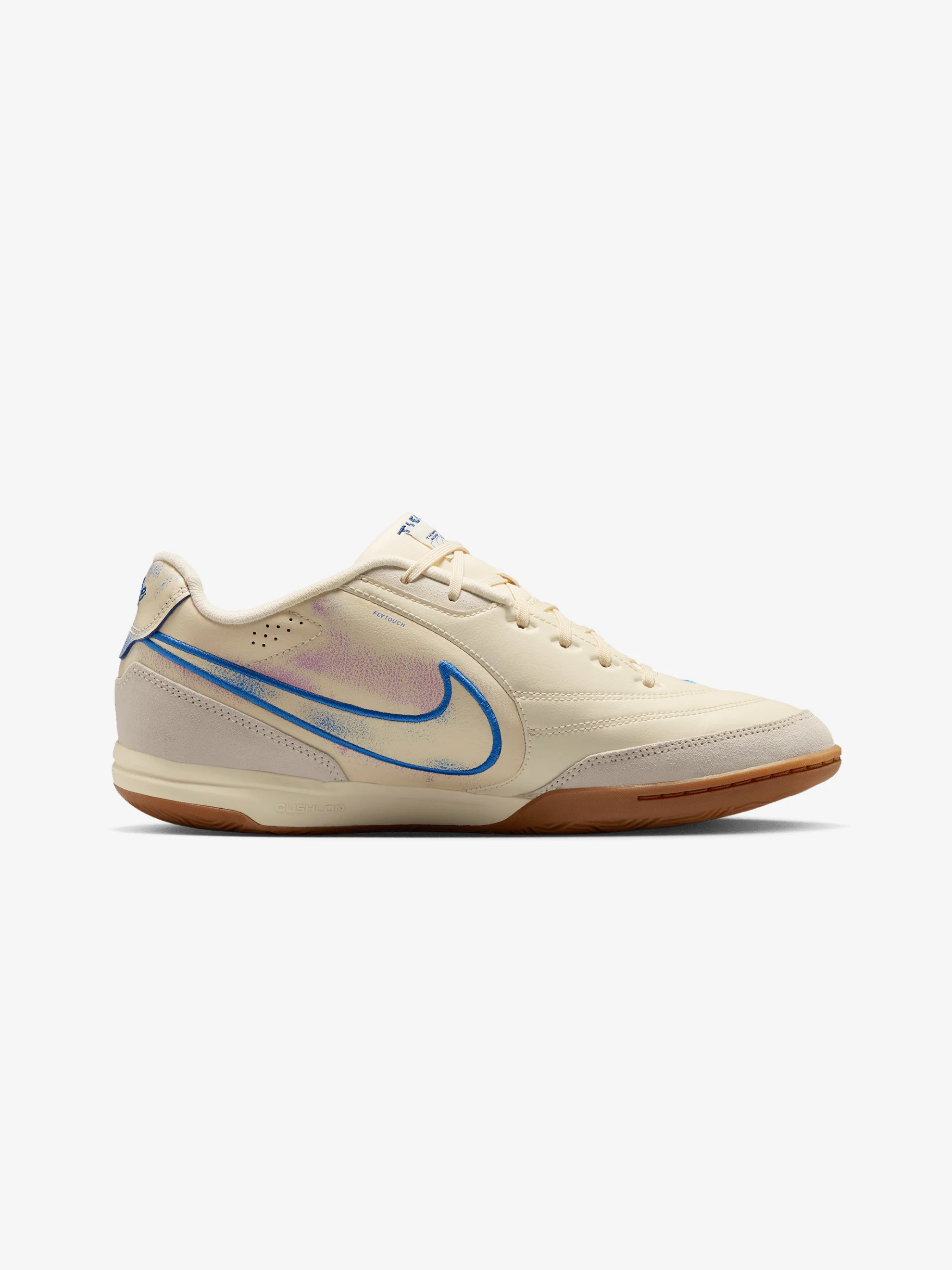Nike Tiempo Streetgato PRM (Coconut Milk / Blue Crystal / Gum Medium Brown) - Image 3