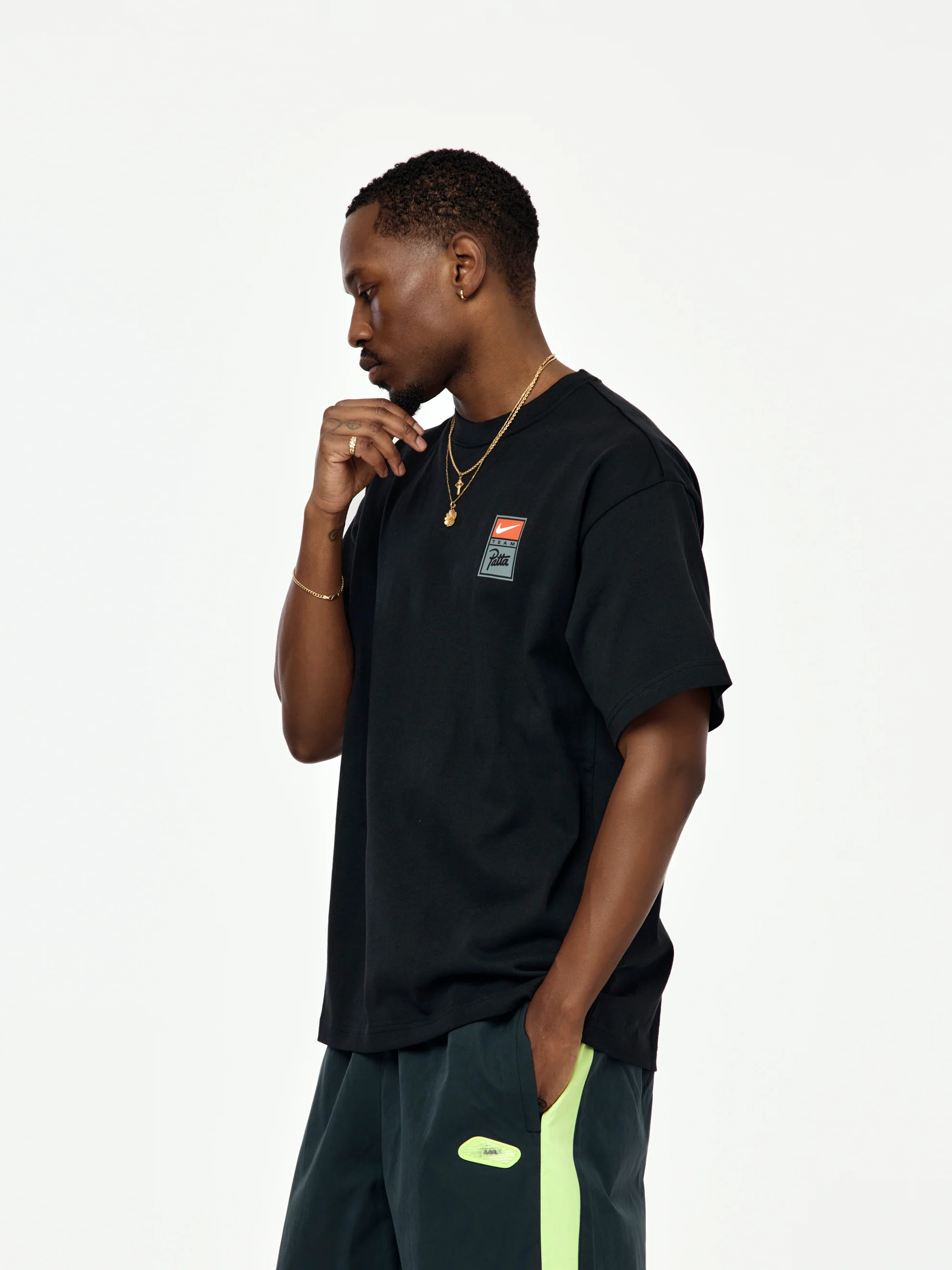 Nike x Patta T-Shirt (Black) - Image 2
