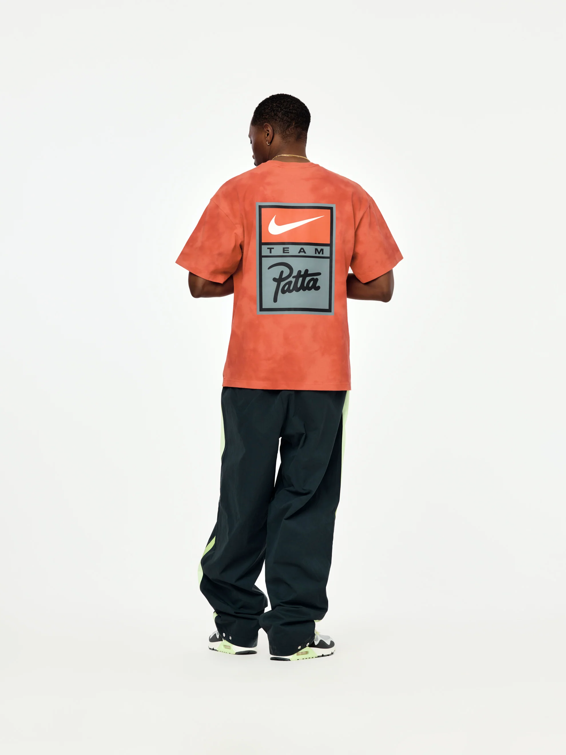 Nike x Patta Track Pants (Black/Cyber) - Image 6