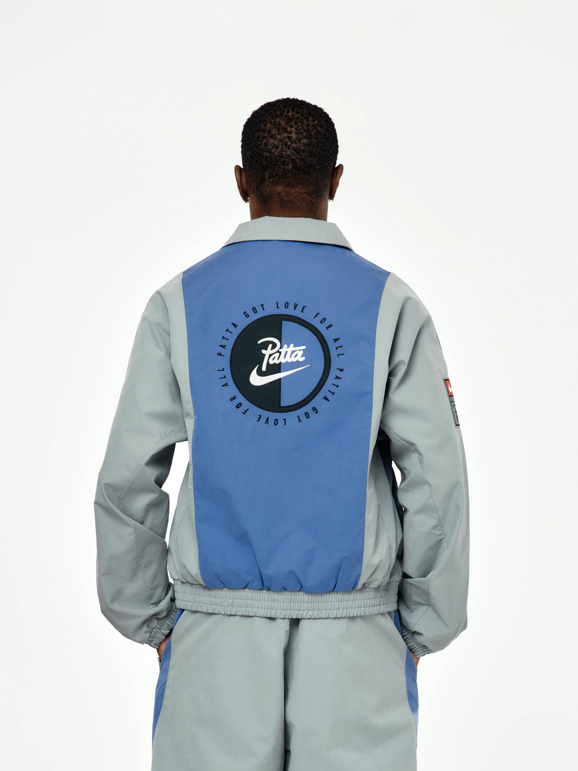 Nike x Patta Track Jacket (Particle Grey/Sapphire)