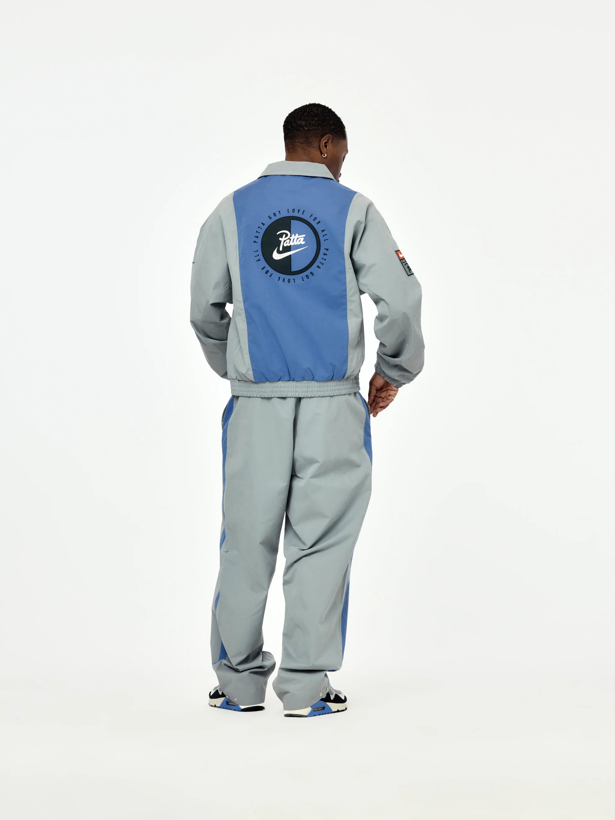 Nike x Patta Track Jacket (Particle Grey/Sapphire) - Image 5