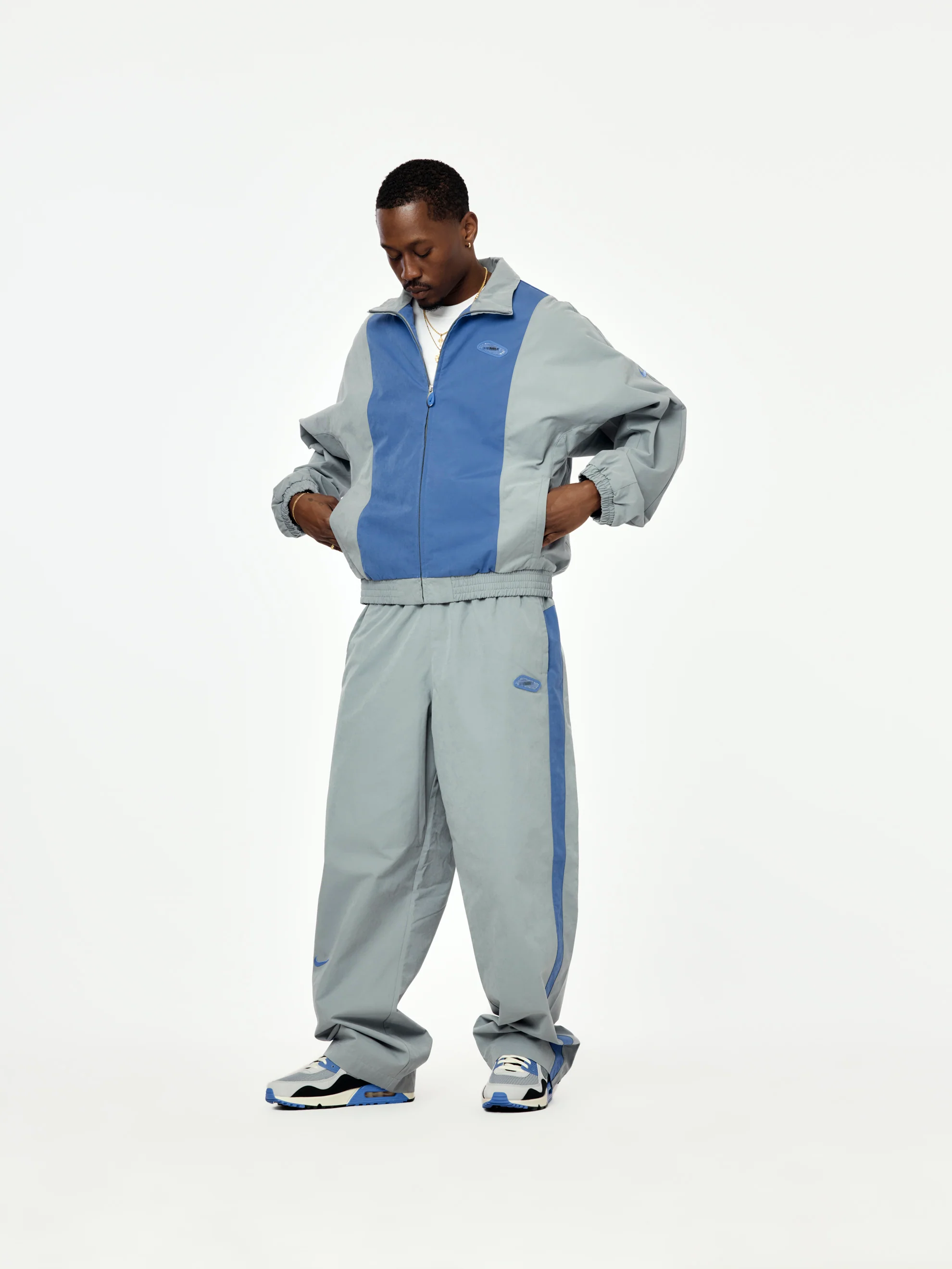 Nike x Patta Track Jacket (Particle Grey/Sapphire) - Image 6