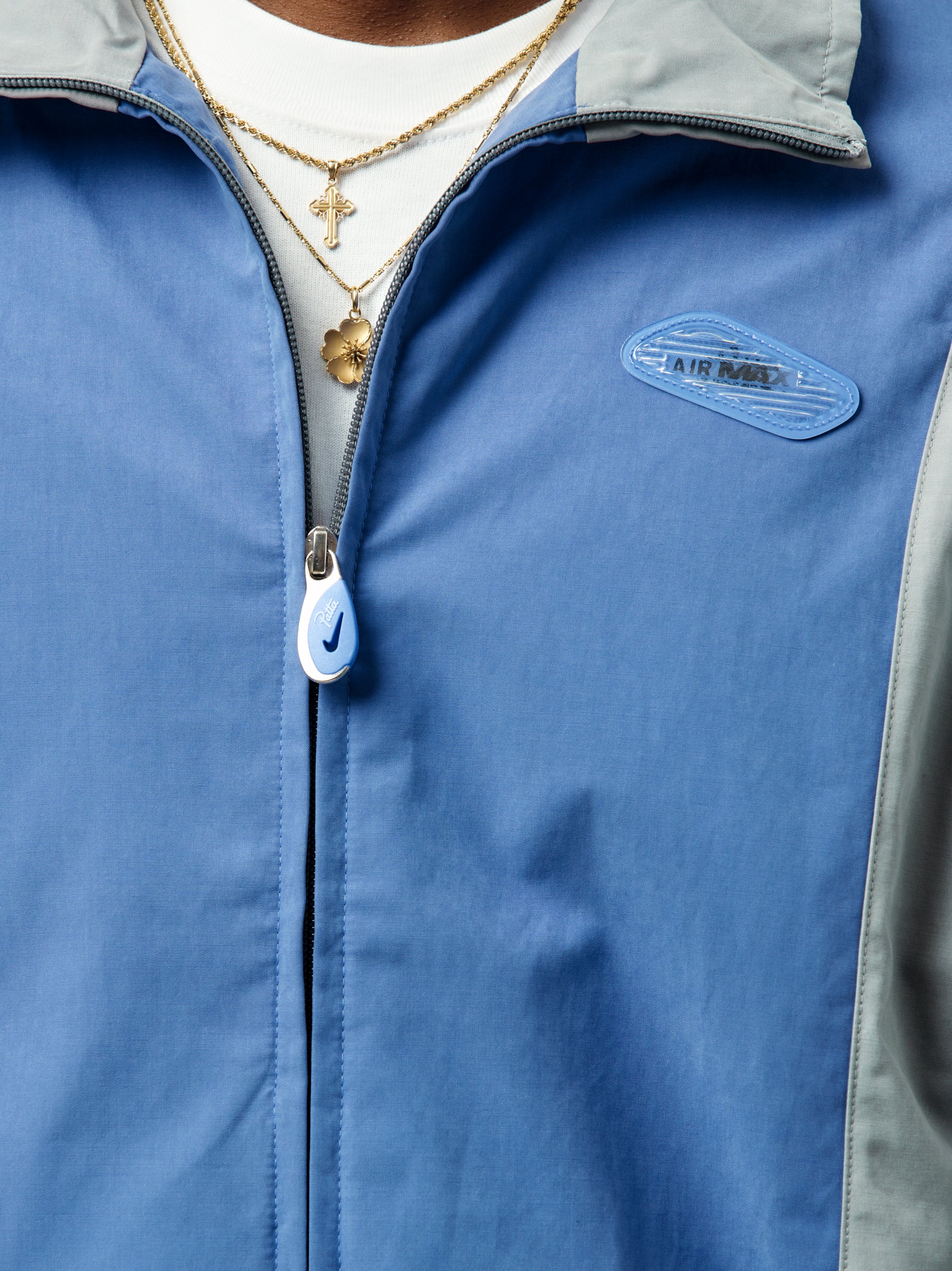 Nike x Patta Track Jacket (Particle Grey/Sapphire) - Image 7