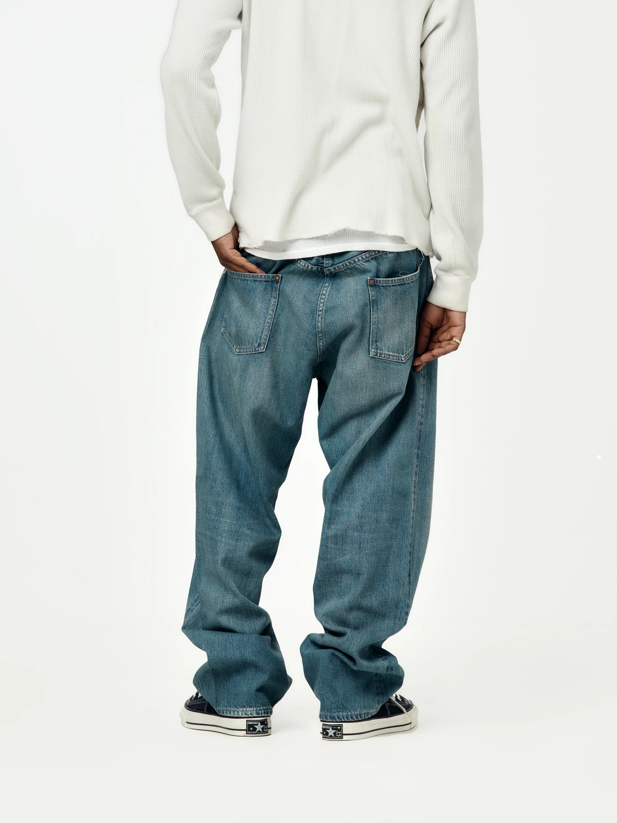 No.2 Washed Denim Pants (Indg) SIS - Image 3