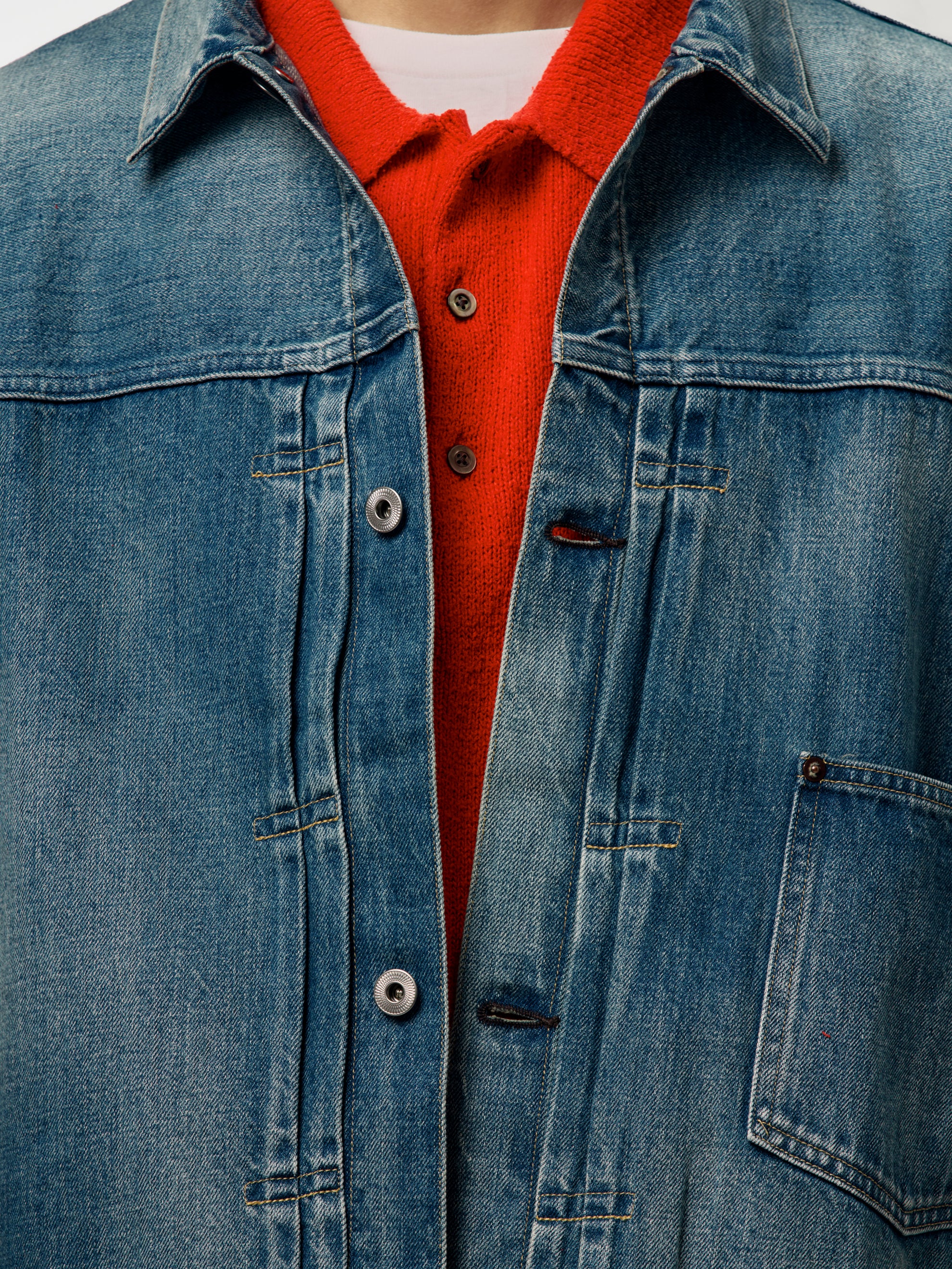 No.213 Denim Jacket (Indigo) (SIS) - Image 6
