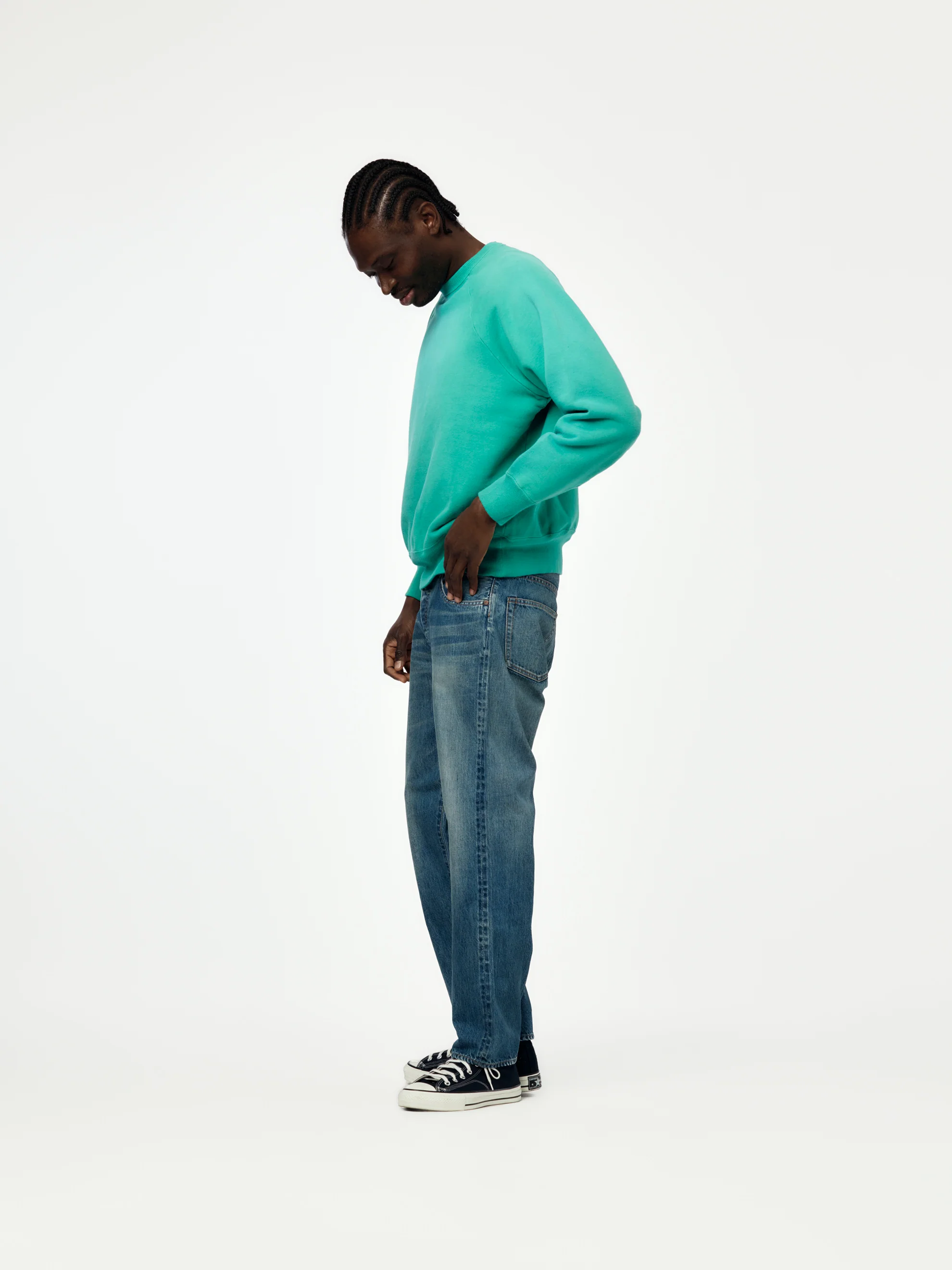 No.22 Washed Wide Denim Pants (INDG 1) SIS - Image 4