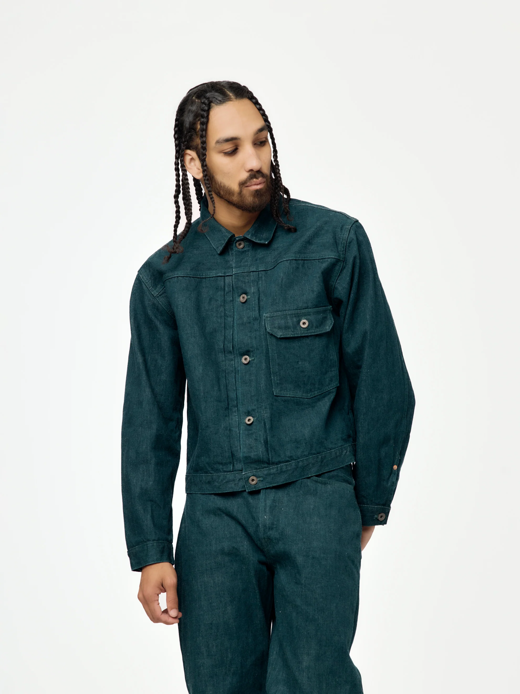 No.4 Plant Dye Denim 1St JKT NO4
