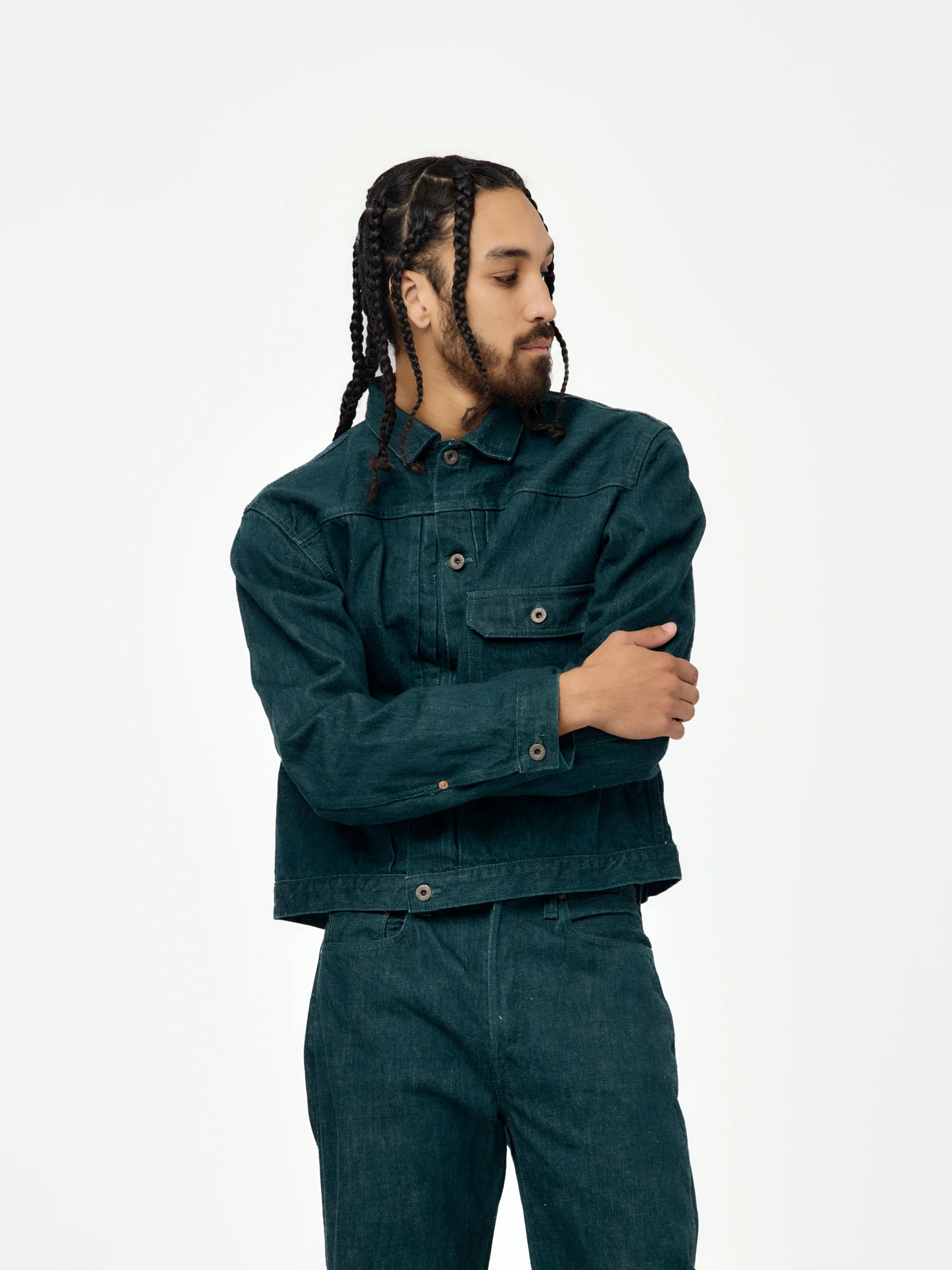 No.4 Plant Dye Denim 1St JKT NO4 - Image 4