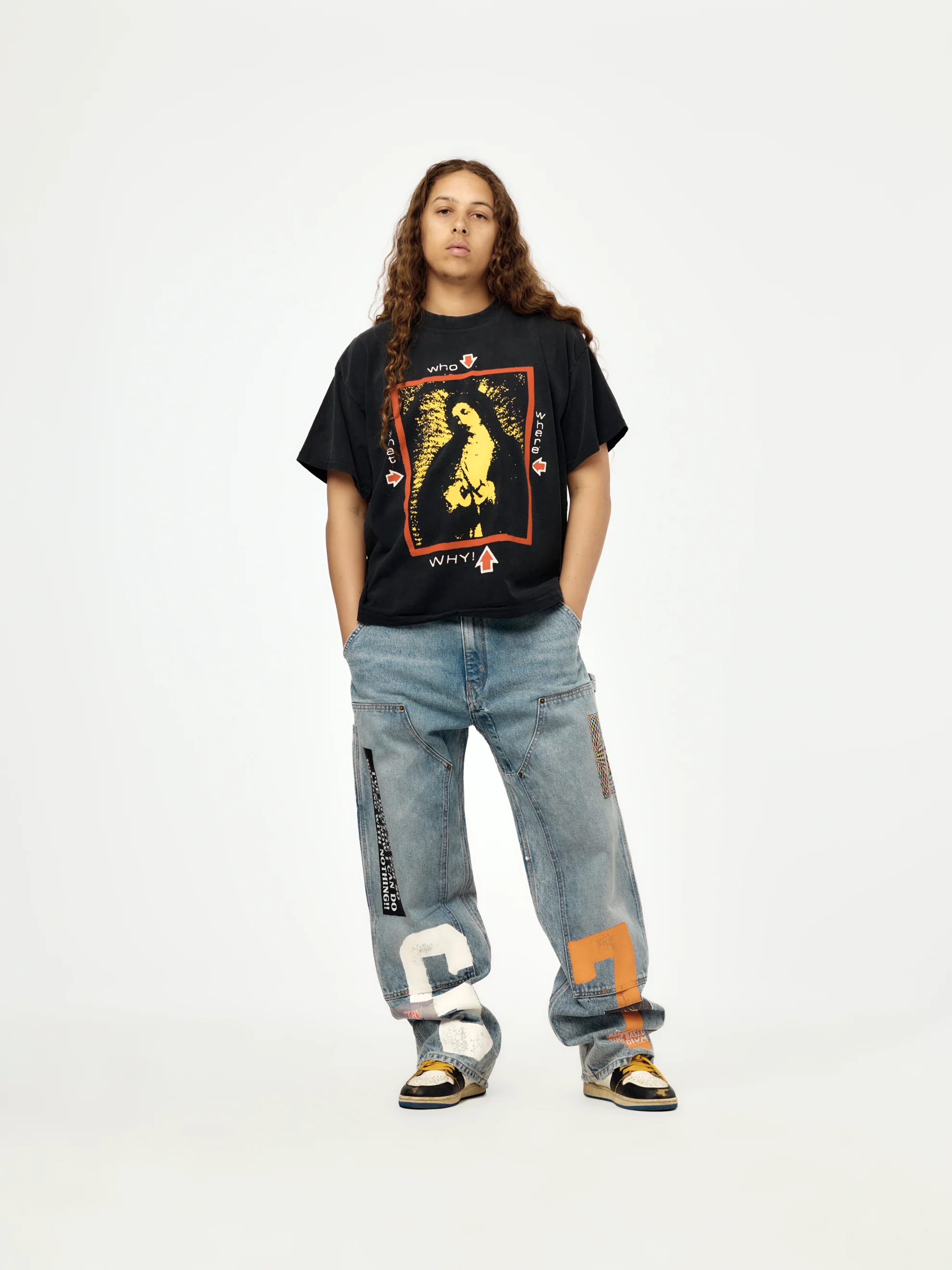 Nothing Personal Double Knee Jeans (Blue) - Image 4
