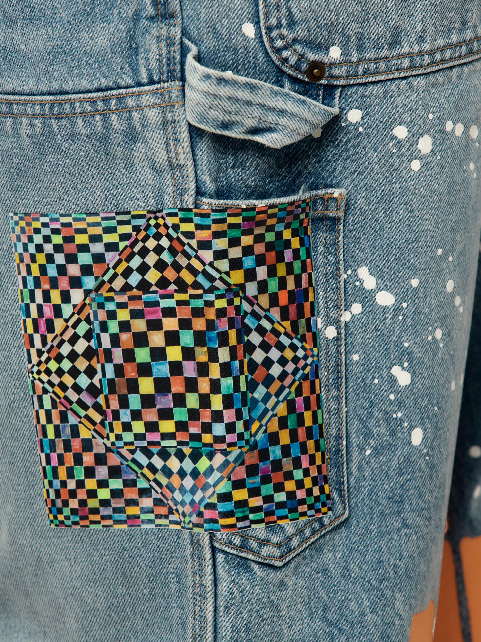 Nothing Personal Double Knee Jeans (Blue) - Image 6