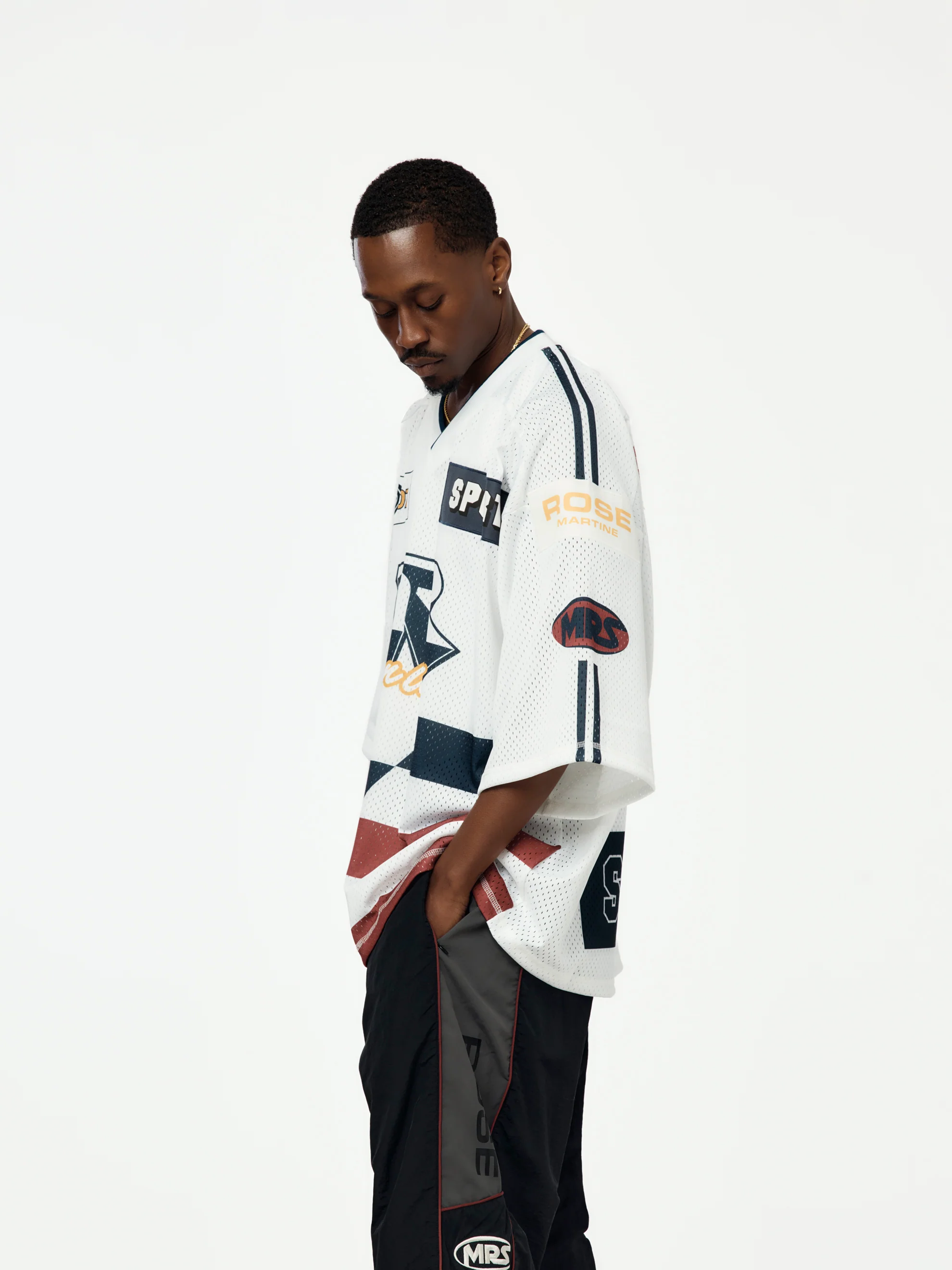 Oversized Hockey Top (White) - Image 2