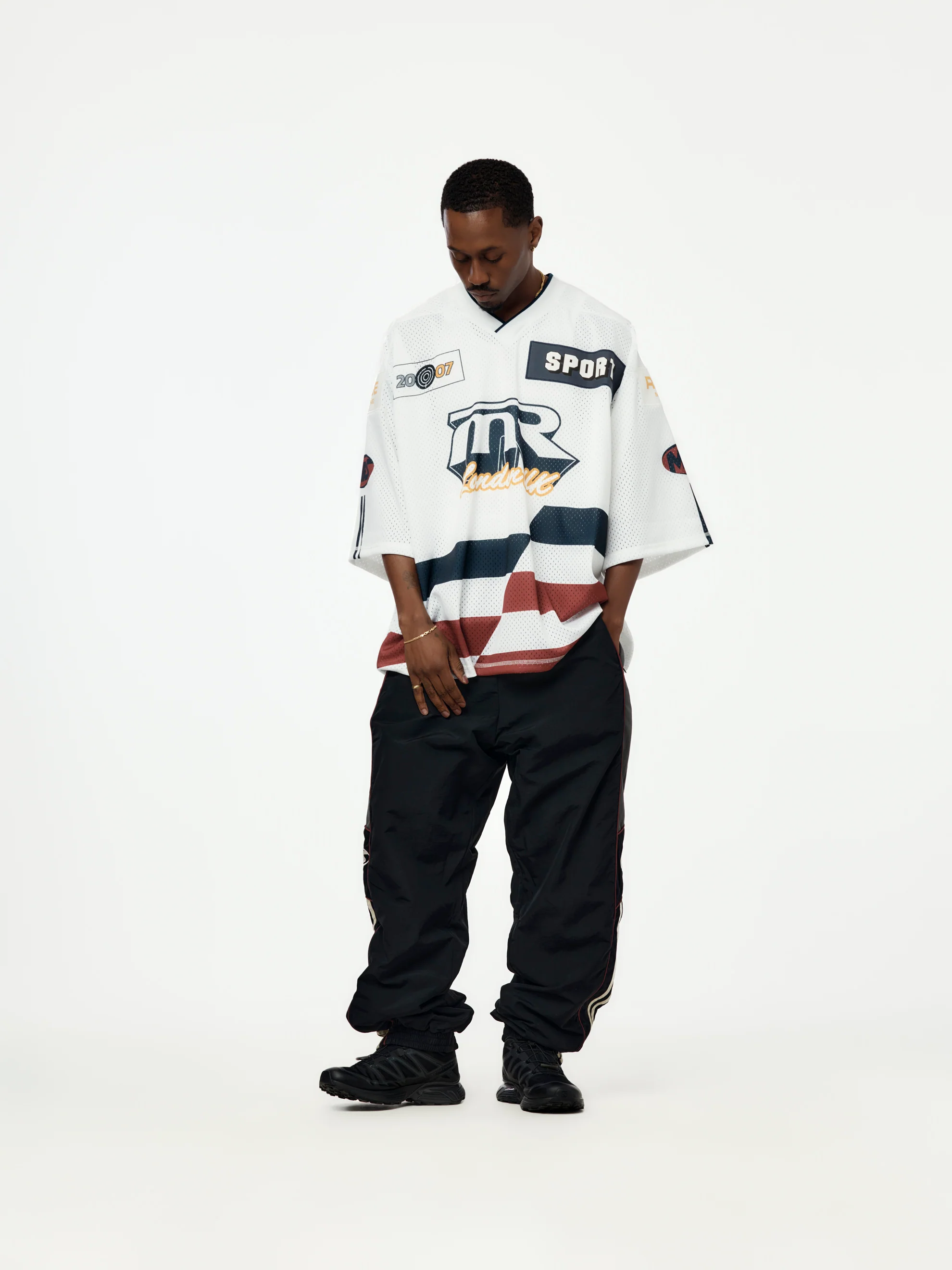 Oversized Hockey Top (White) - Image 4