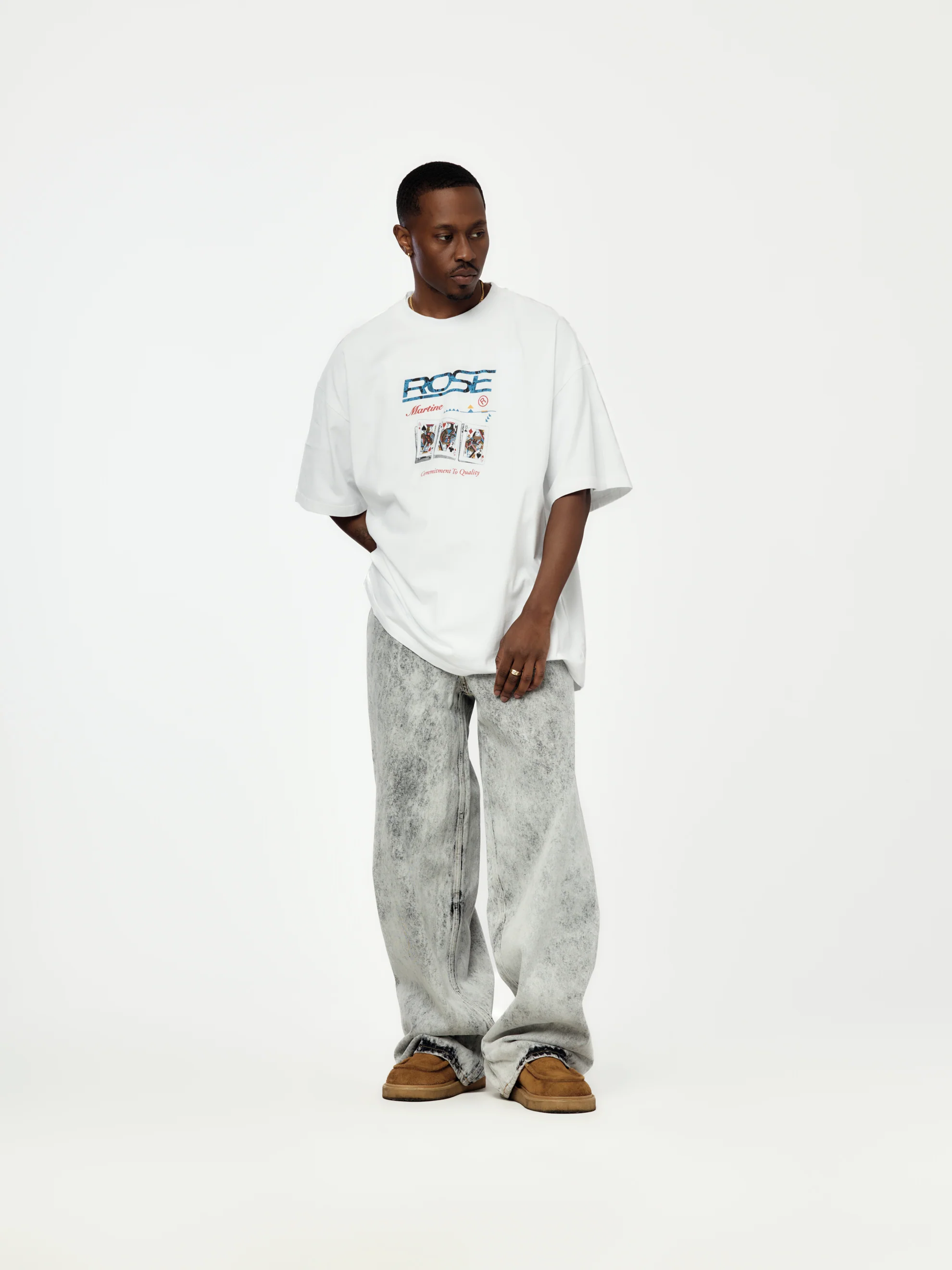 Oversized S/S T-Shirt (White) - Image 4