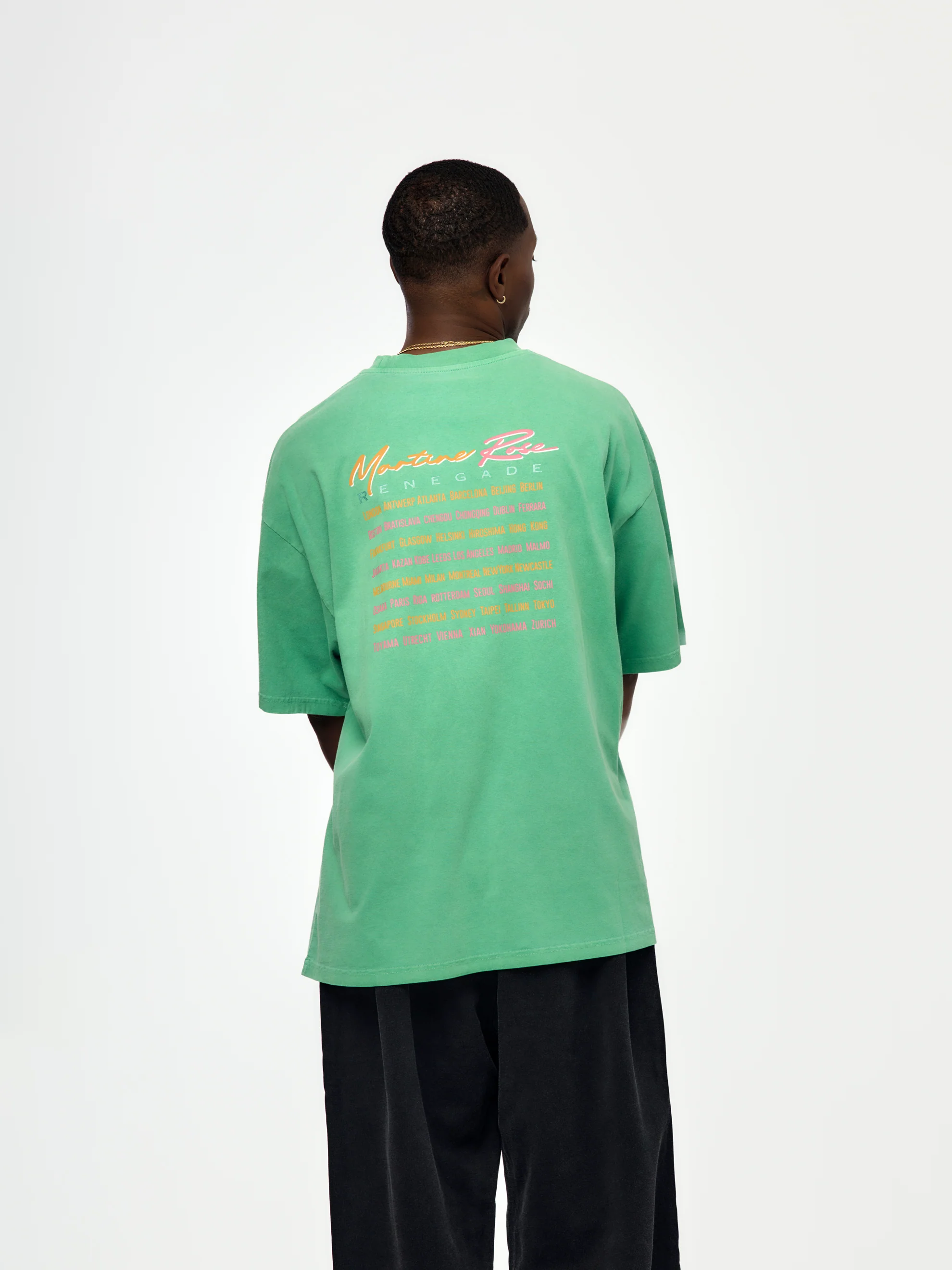 Oversized S/S T-Shirt (Green) - Image 3