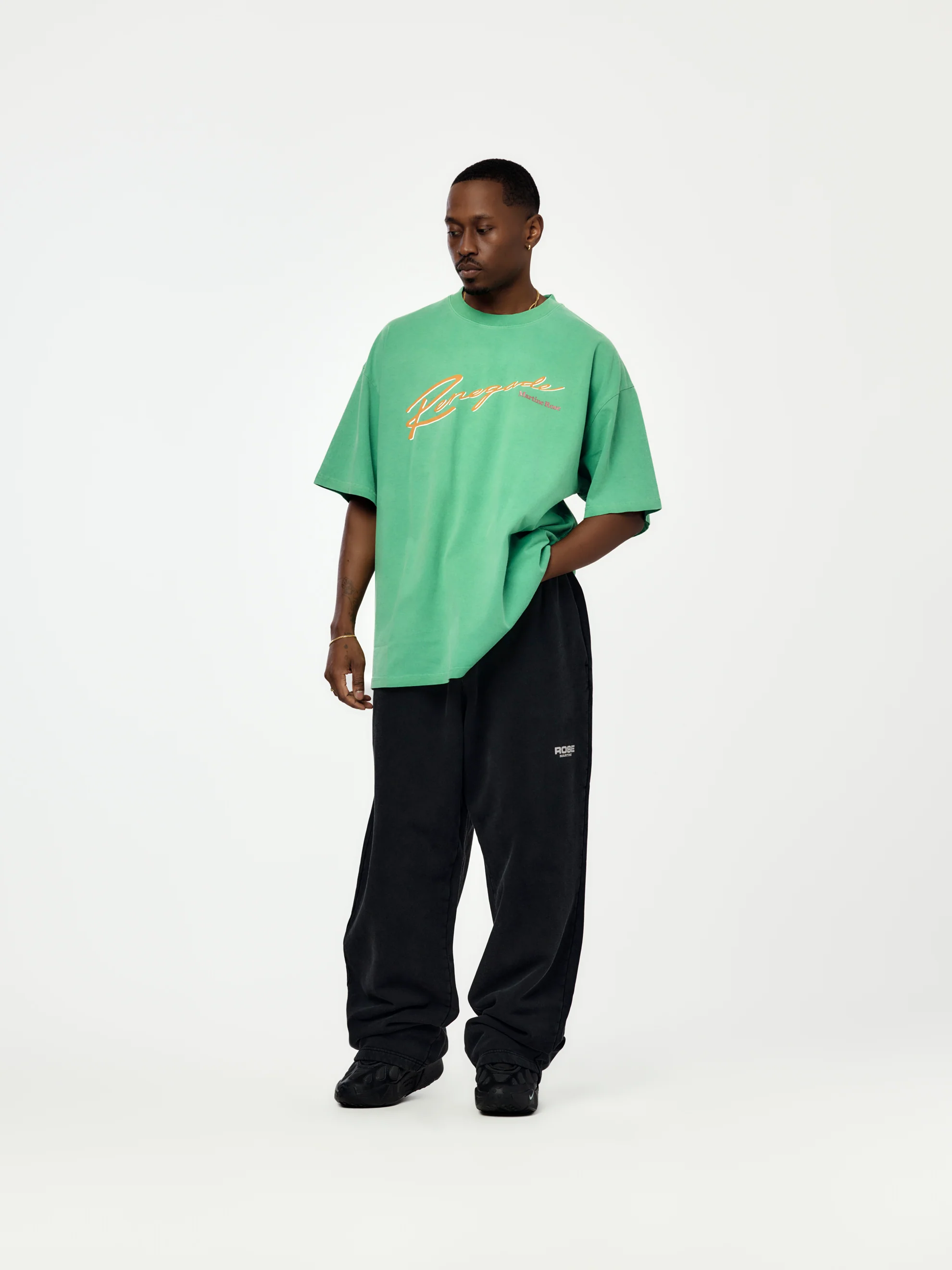 Oversized S/S T-Shirt (Green) - Image 4