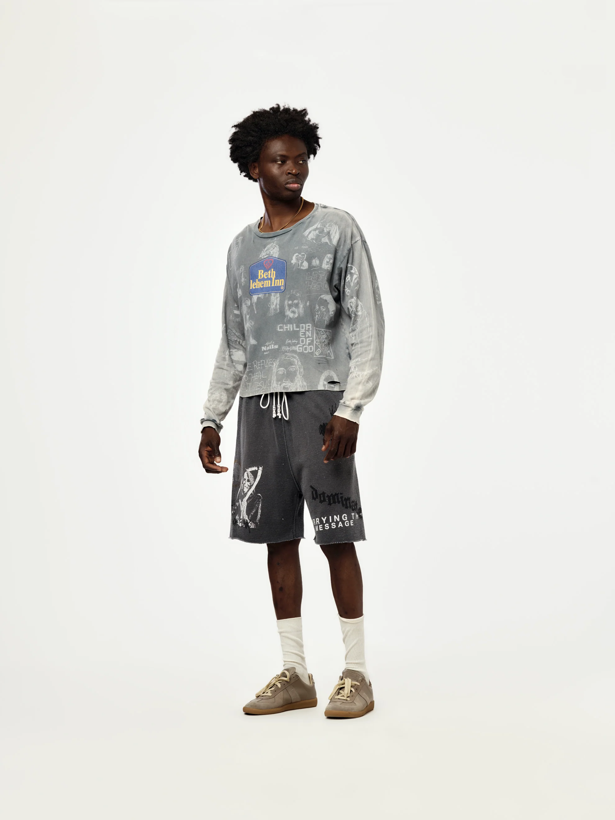 Bethlehem L/S Tee (Vintage Black) - Image 4