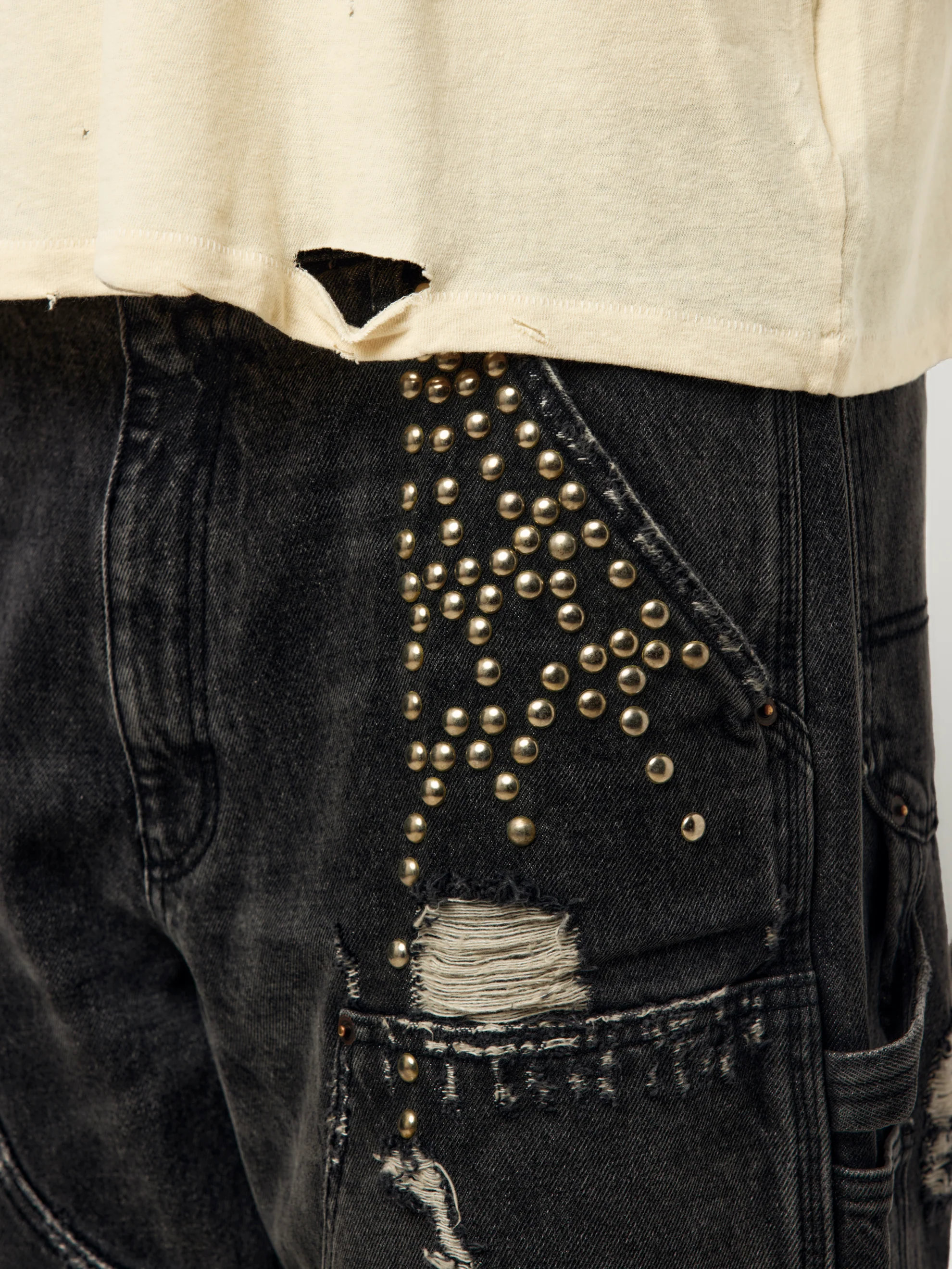 Busted DBL Knee Jean (Black) - Image 7