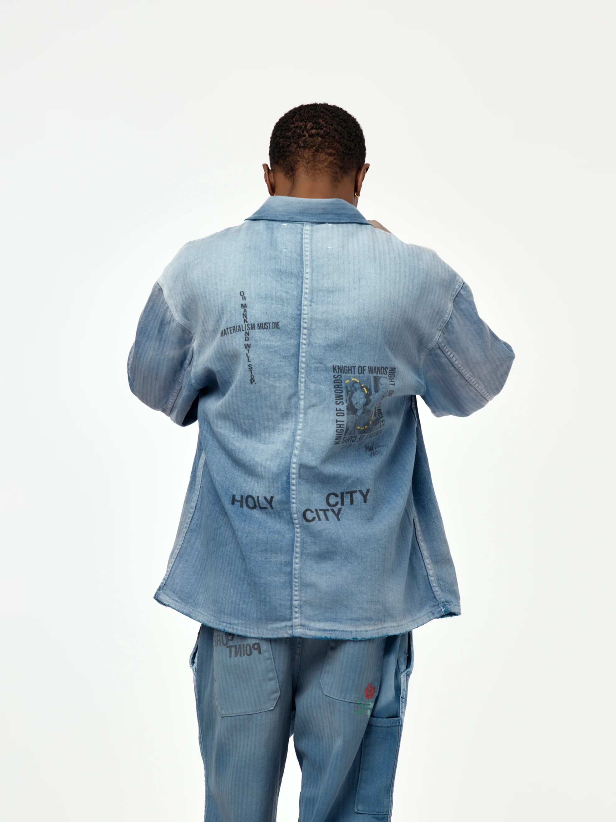 Holy City Work Shirt (Blue) - Image 3