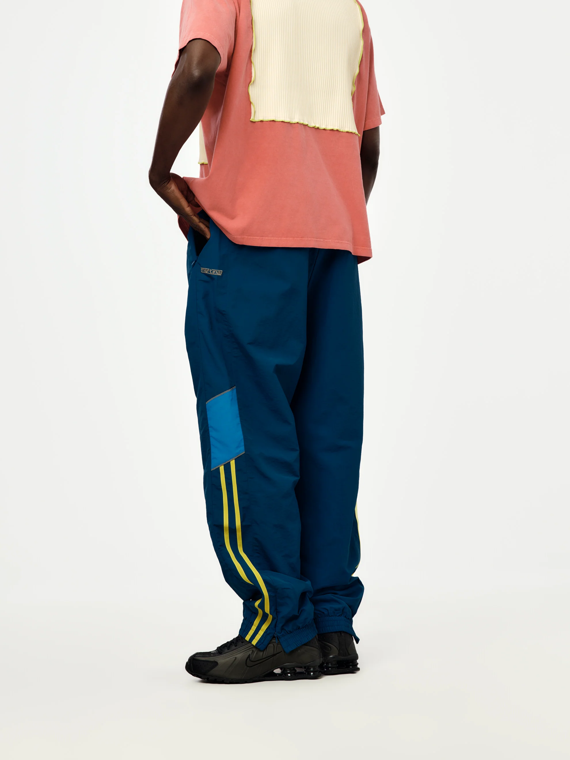 PANELLED TRACKPANT (BLUE NAVY) - Image 3