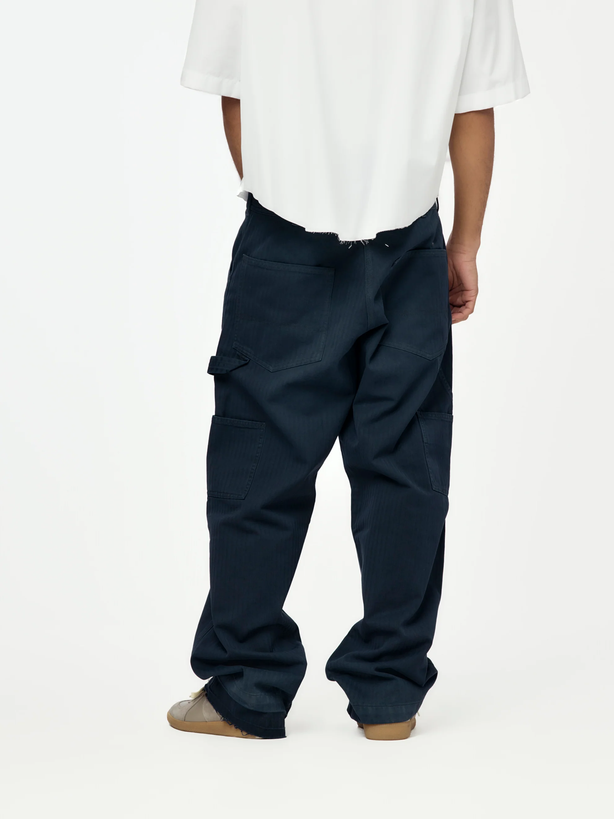 Pants 5 Pockets (Stone Washed Navy) - Image 3