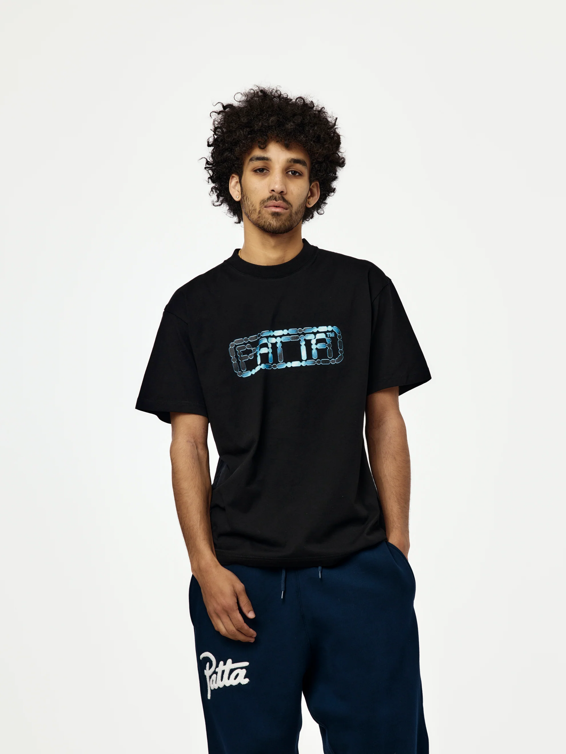 Patta Bike Chain T-Shirt (Black)