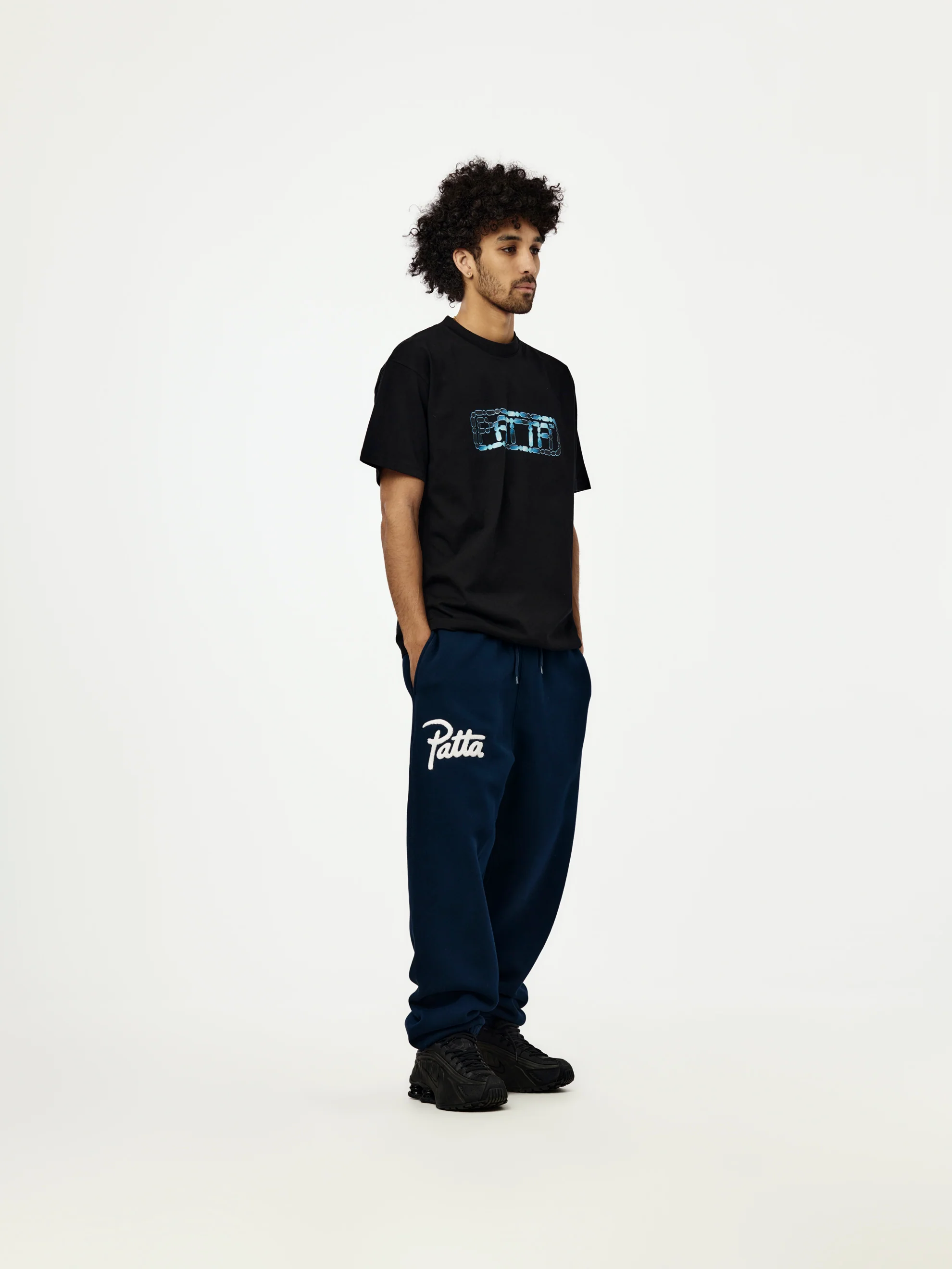 Patta Bike Chain T-Shirt (Black) - Image 4