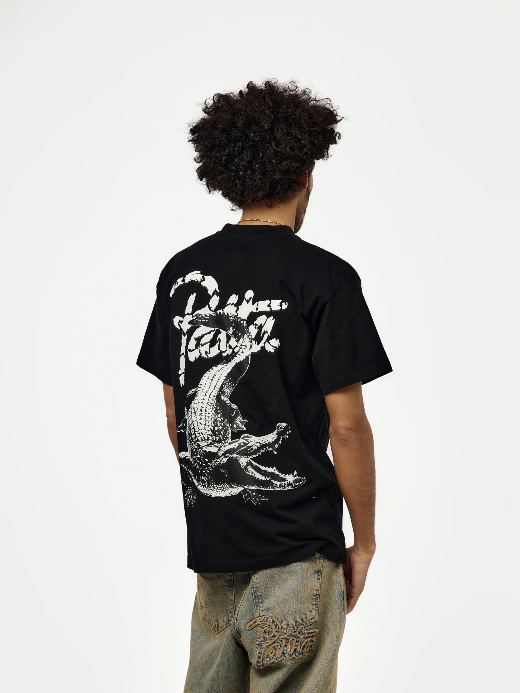 Patta Croco T-shirt (Black) - Image 3