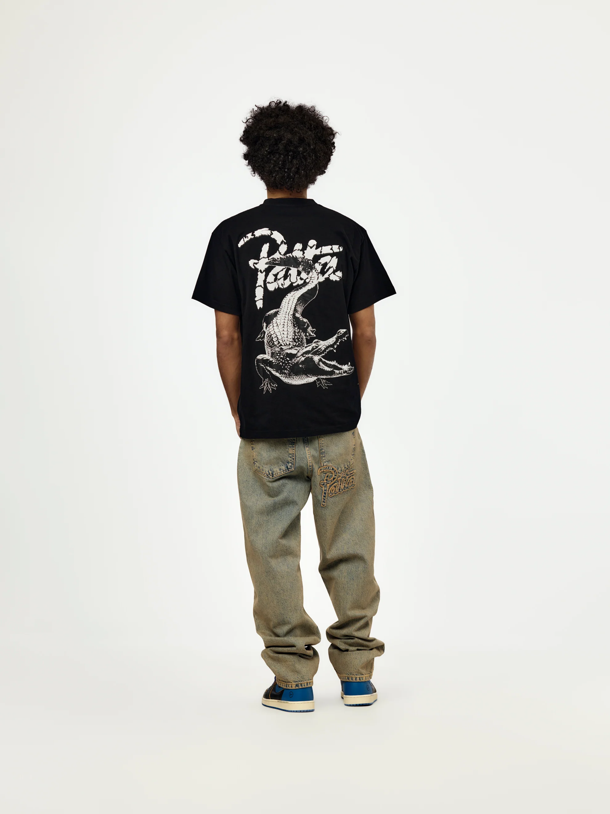 Patta Croco T-shirt (Black) - Image 5
