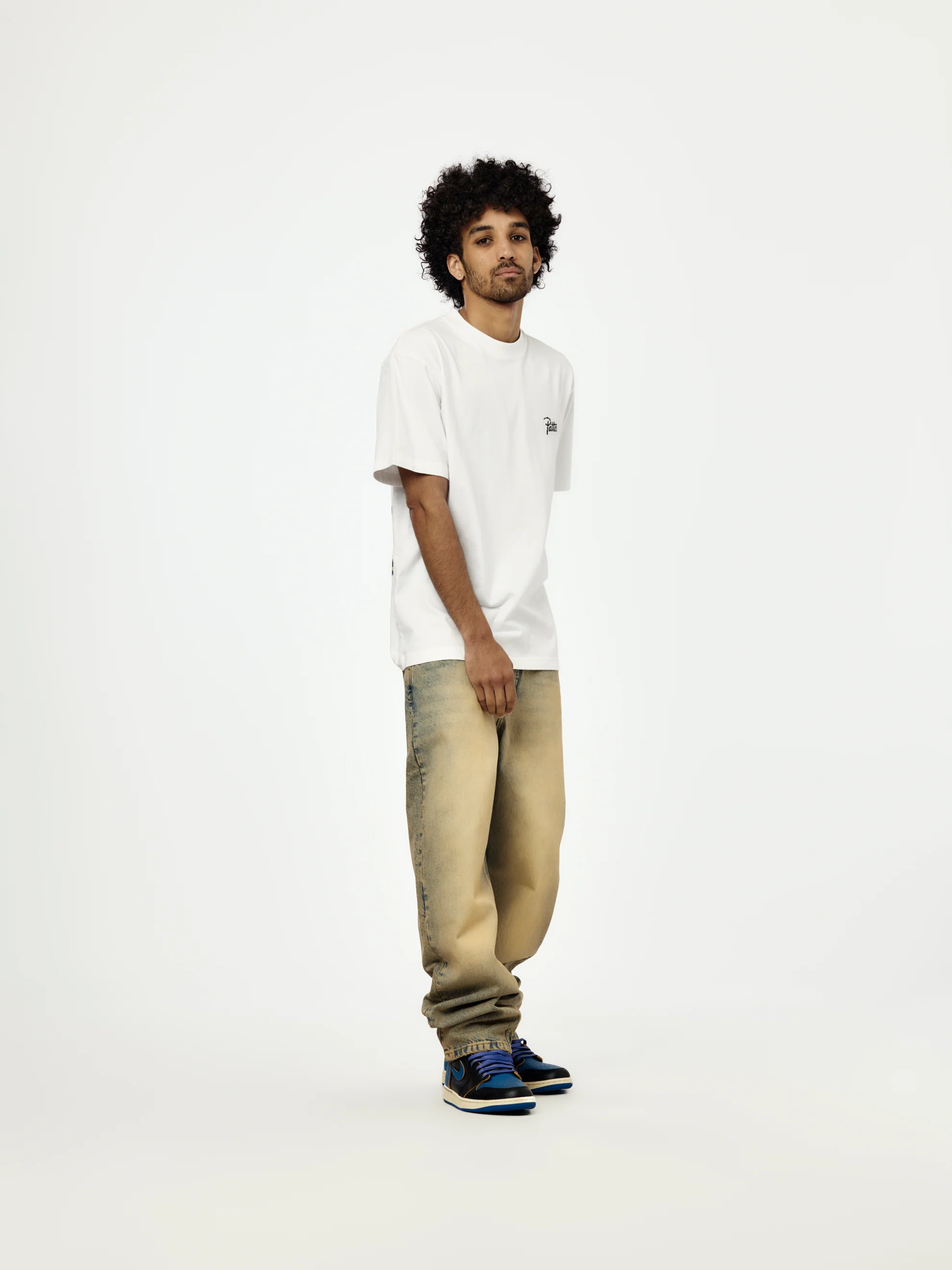 Patta Dirty Whiskers Denim Pants (Sandwashed Light Blue Denim) - Image 4