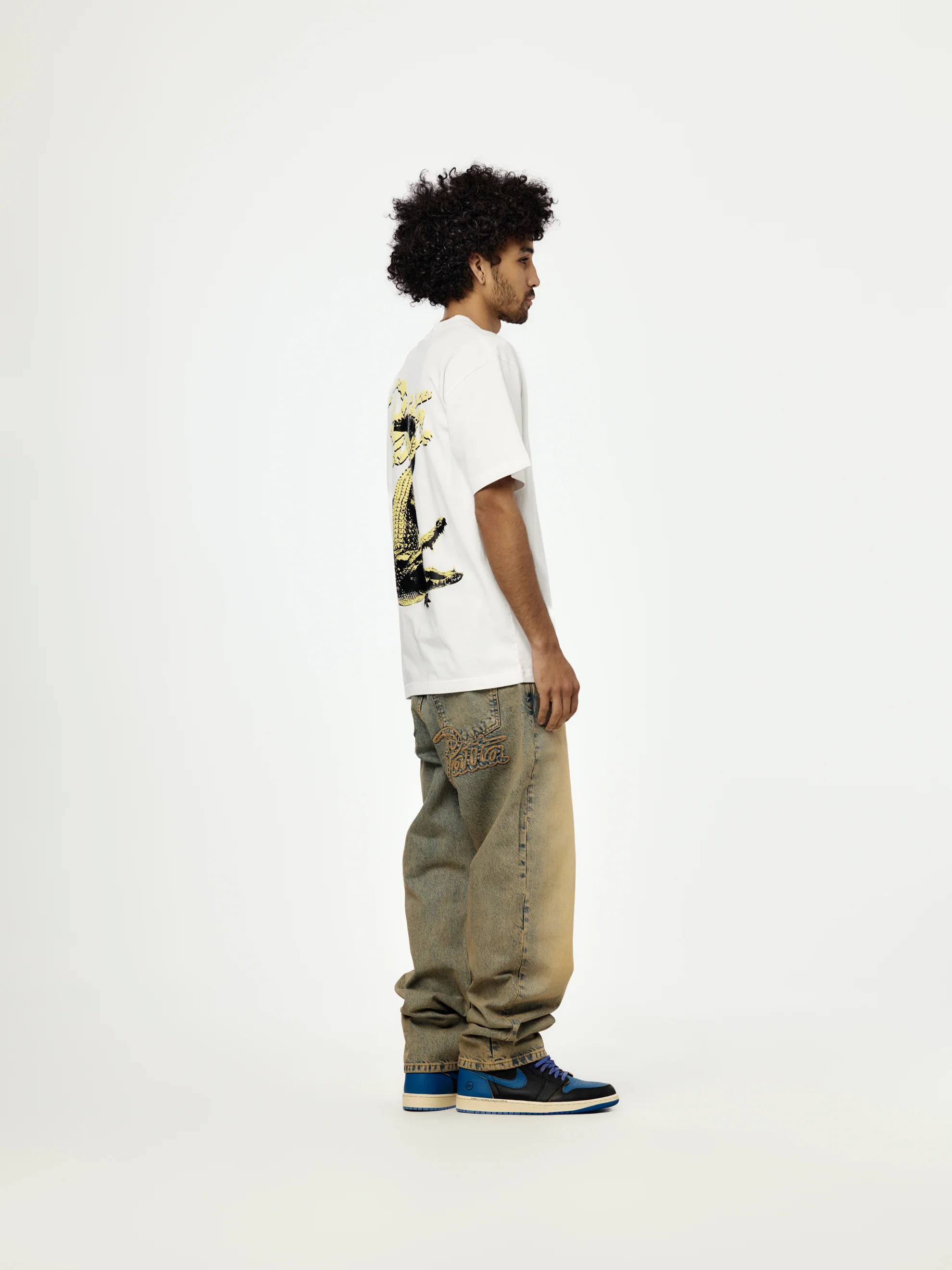 Patta Dirty Whiskers Denim Pants (Sandwashed Light Blue Denim) - Image 5