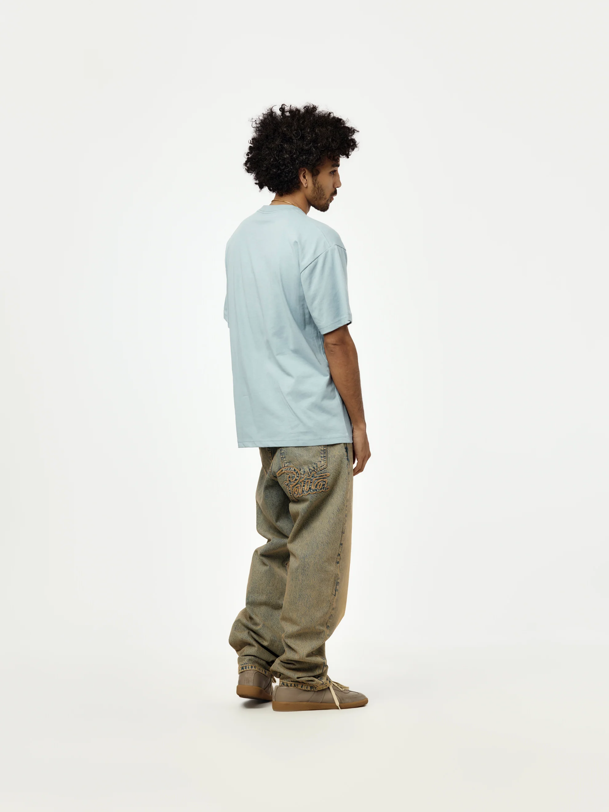 Patta Dogs T-Shirt (Dusty Blue) - Image 5